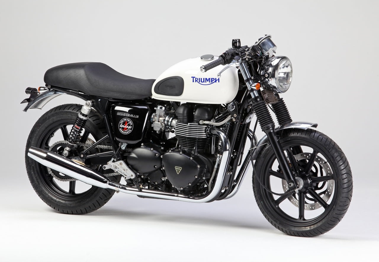 stationary, transportation, chrome, engine, white, retro styled, Motorcycles, black, tridays, 720P, cut out, cafe, white background, no people, old, racer, HD Wallpaper