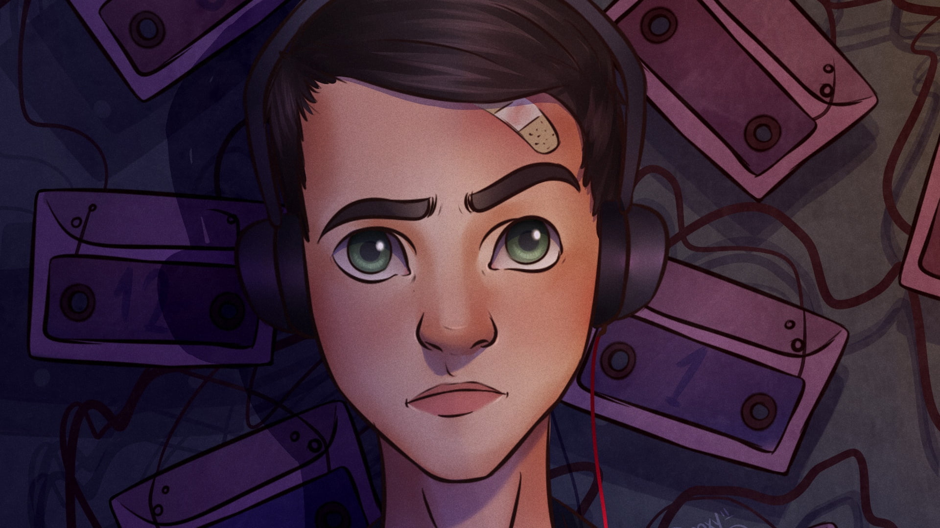 Clay Jensen, drawing, Dilan Minnette, 13 Reasons Why, 1080P, HD Wallpaper