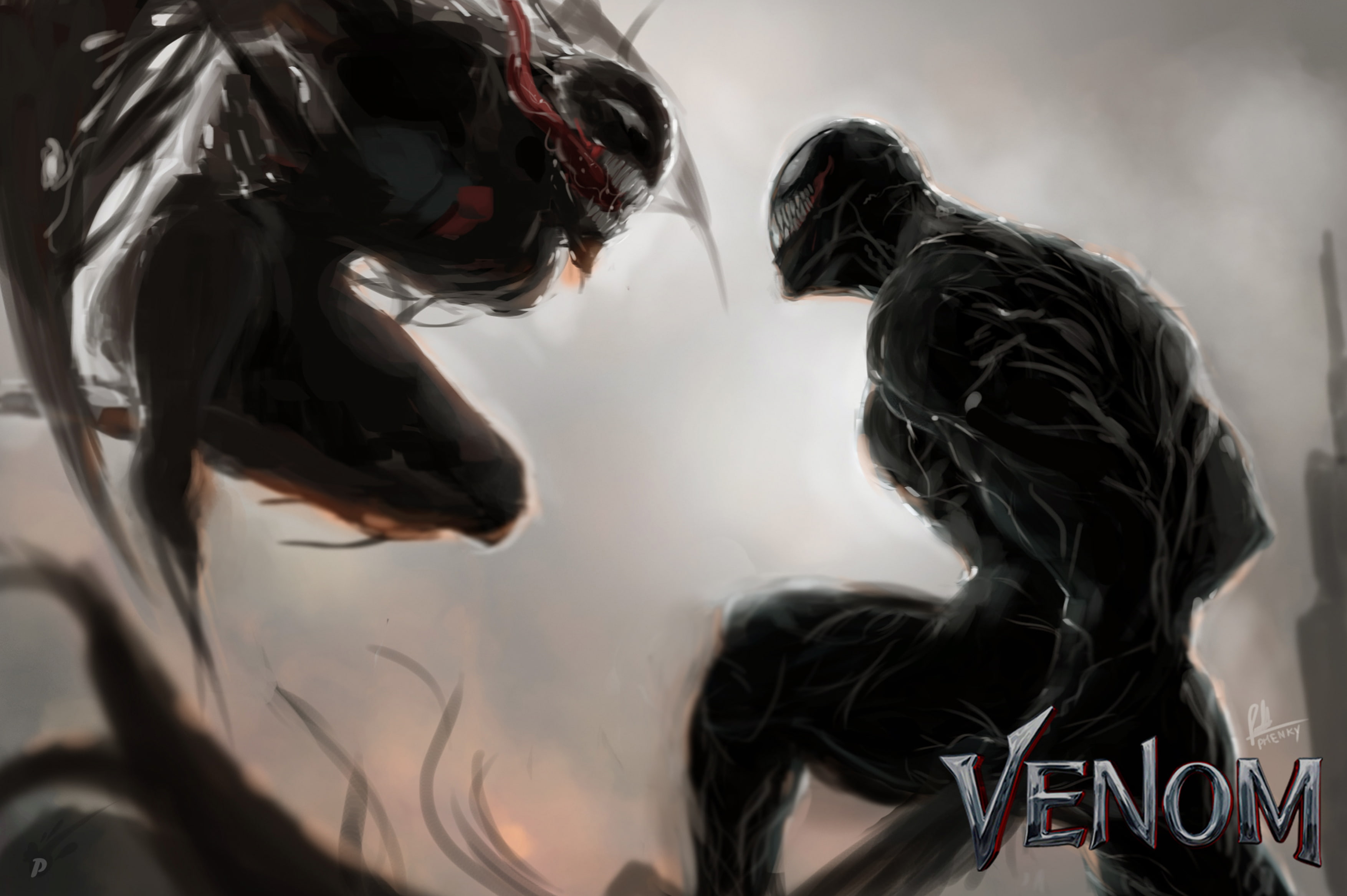 venom, deviantart, artwork, venom movie, hd, 4k, movies, 2K, artist, 2018 movies, HD Wallpaper