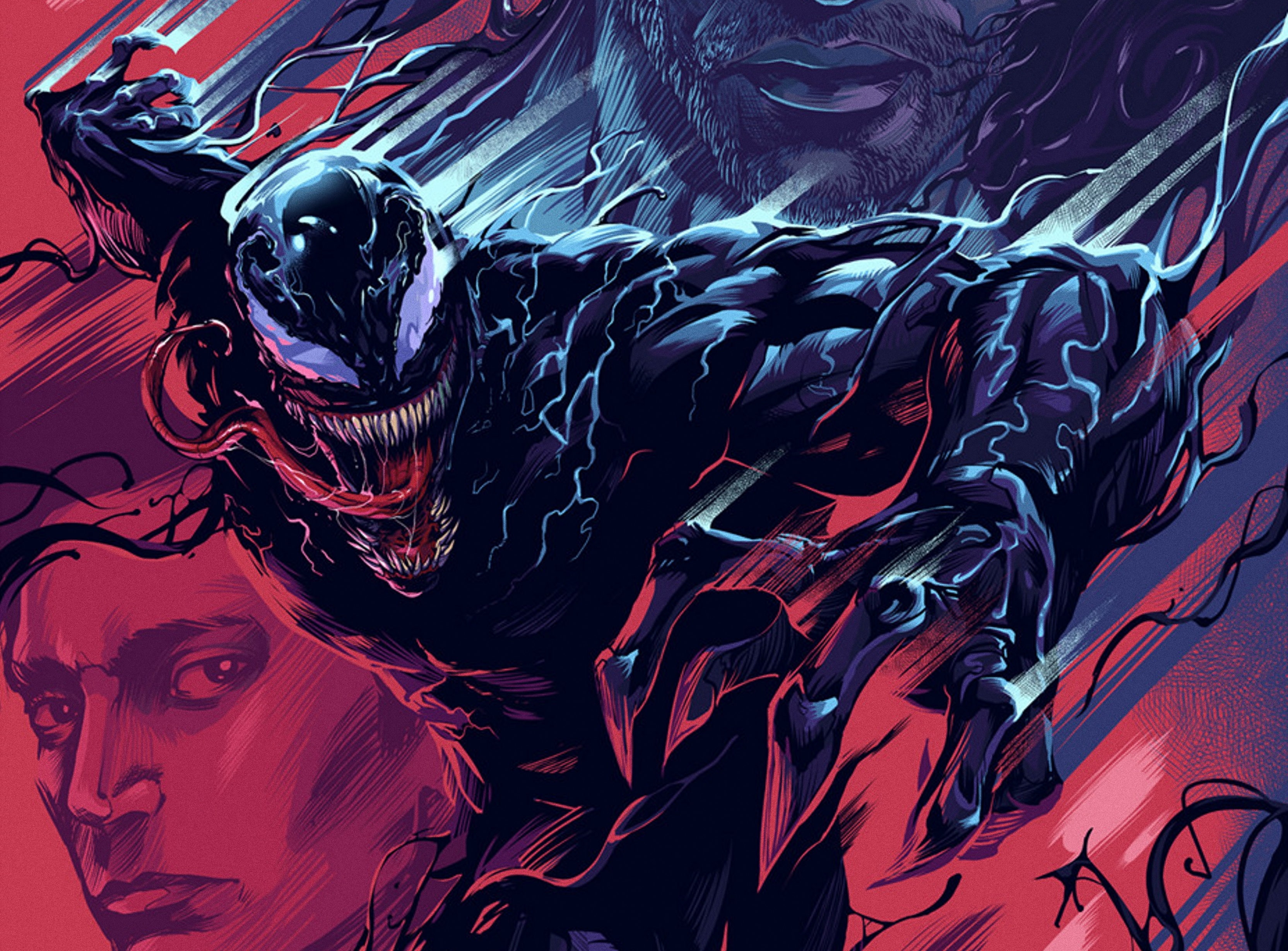 Venom, 2K, Movie, HD Wallpaper