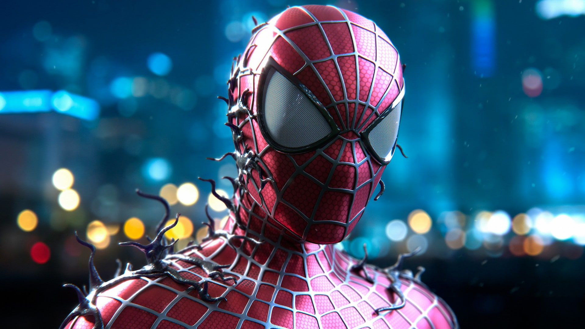 1080P, mask, superhero, Spider-Man, HD Wallpaper