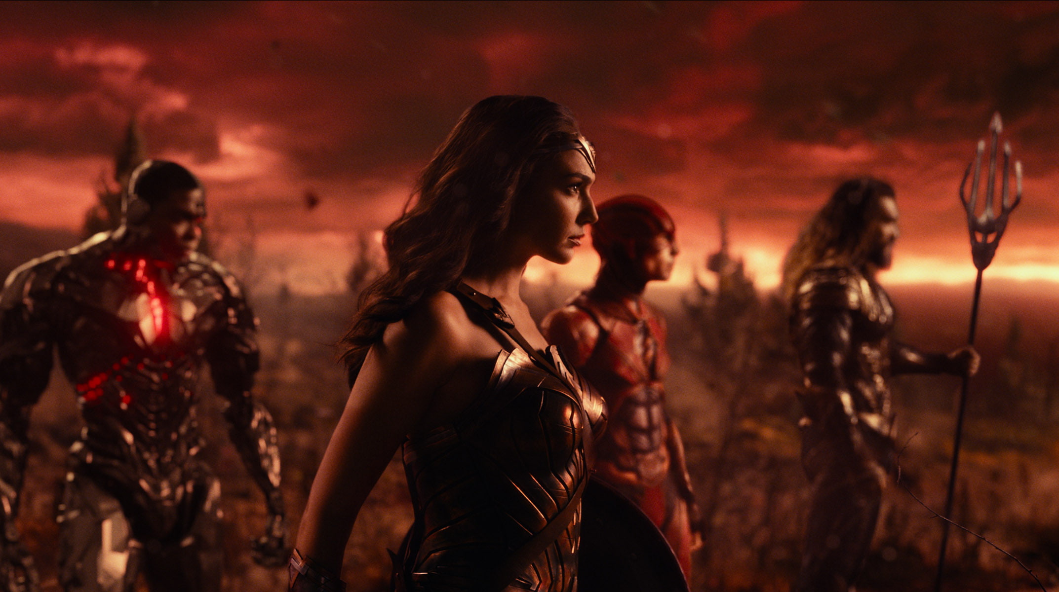 Cyborg (DC Comics), Flash, Wonder Woman, 1080P, Aquaman, Justice League (2017), HD Wallpaper