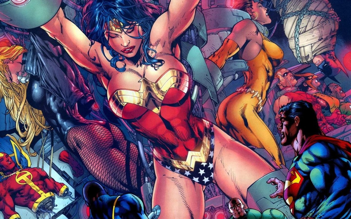 720P, Black Canary, Superman, DC Comics, Comics, Wonder Woman, HD Wallpaper