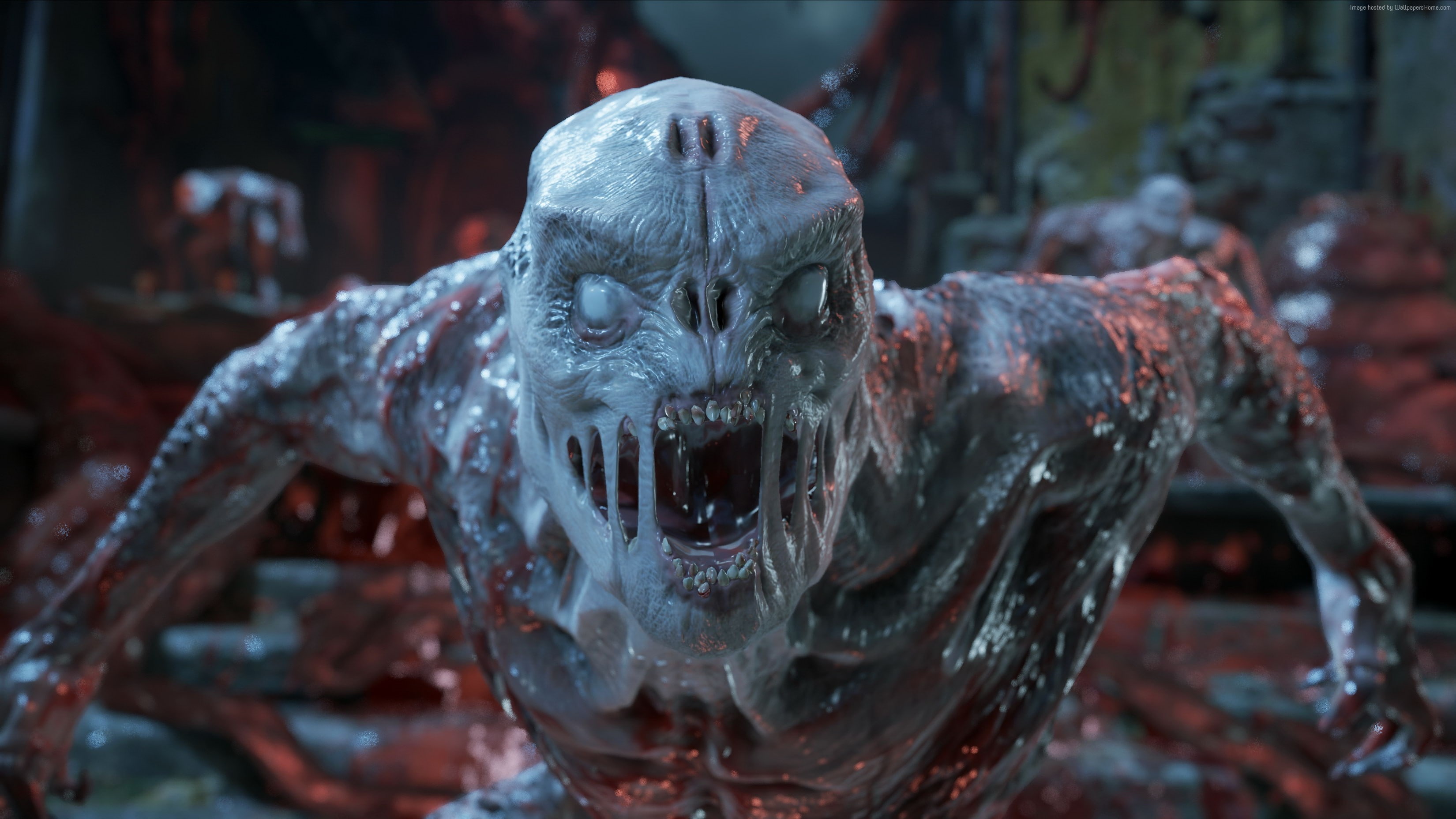 monster, Xbox One, shooter, sci-fi, Gears of War 4, 2K, PC, HD Wallpaper