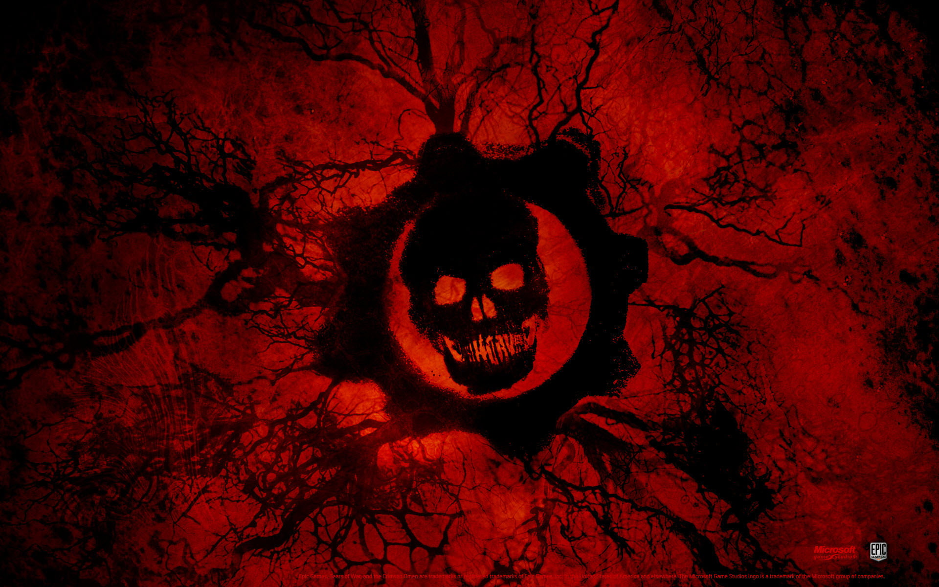 pumpkin, skull, illustration, illuminated, horror, 1080P, wall - building feature, silhouette, dark, close-up, red, spooky, glowing, death, tree, textured, HD Wallpaper