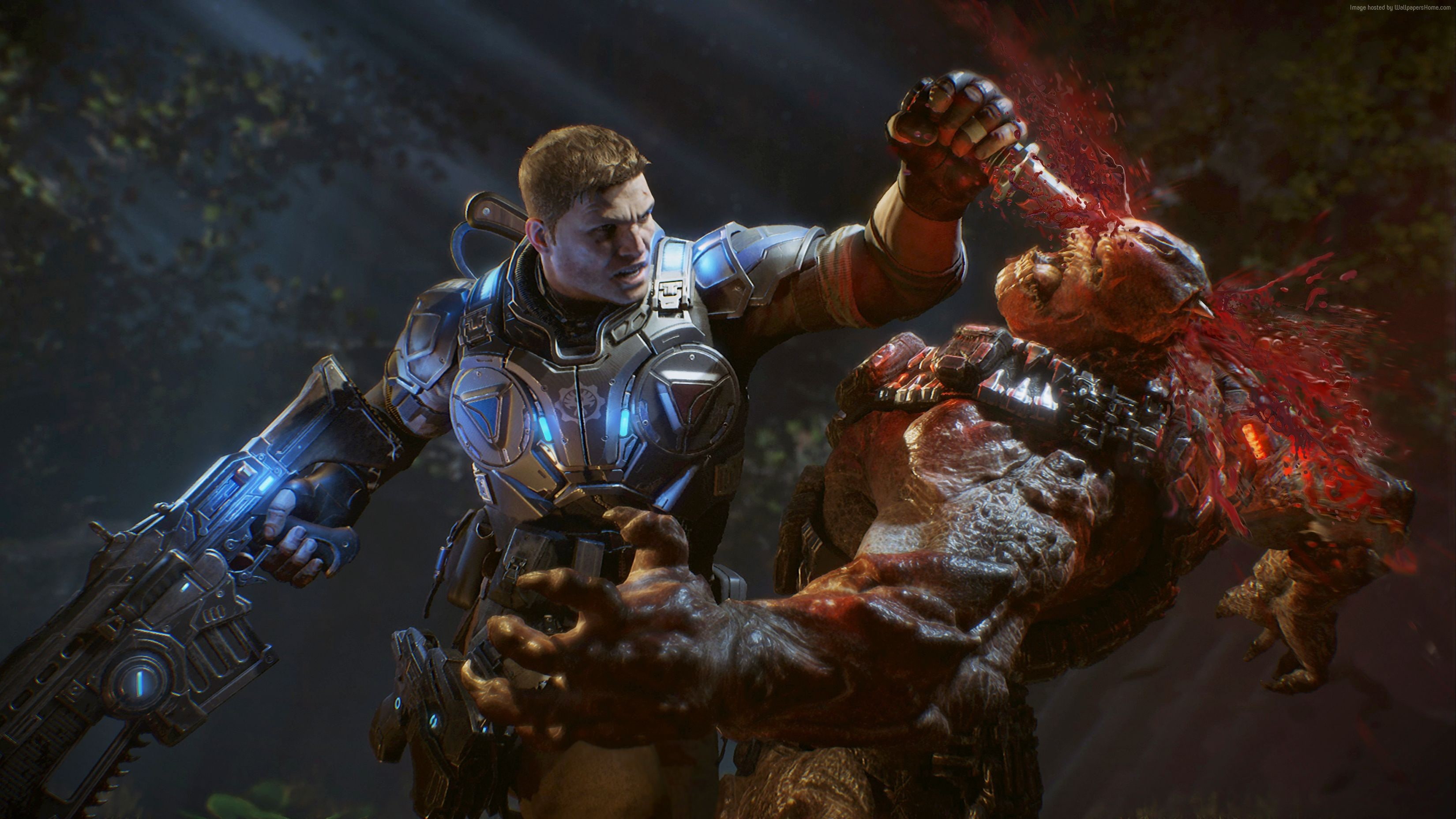 shooter, 2K, Gears of War 4, Xbox One, sci-fi, PC, HD Wallpaper