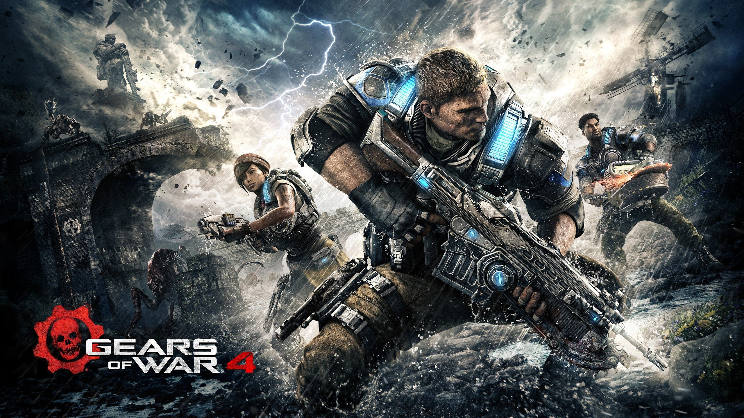 Gears Of War 4, Xbox One, 2K, video games, HD Wallpaper