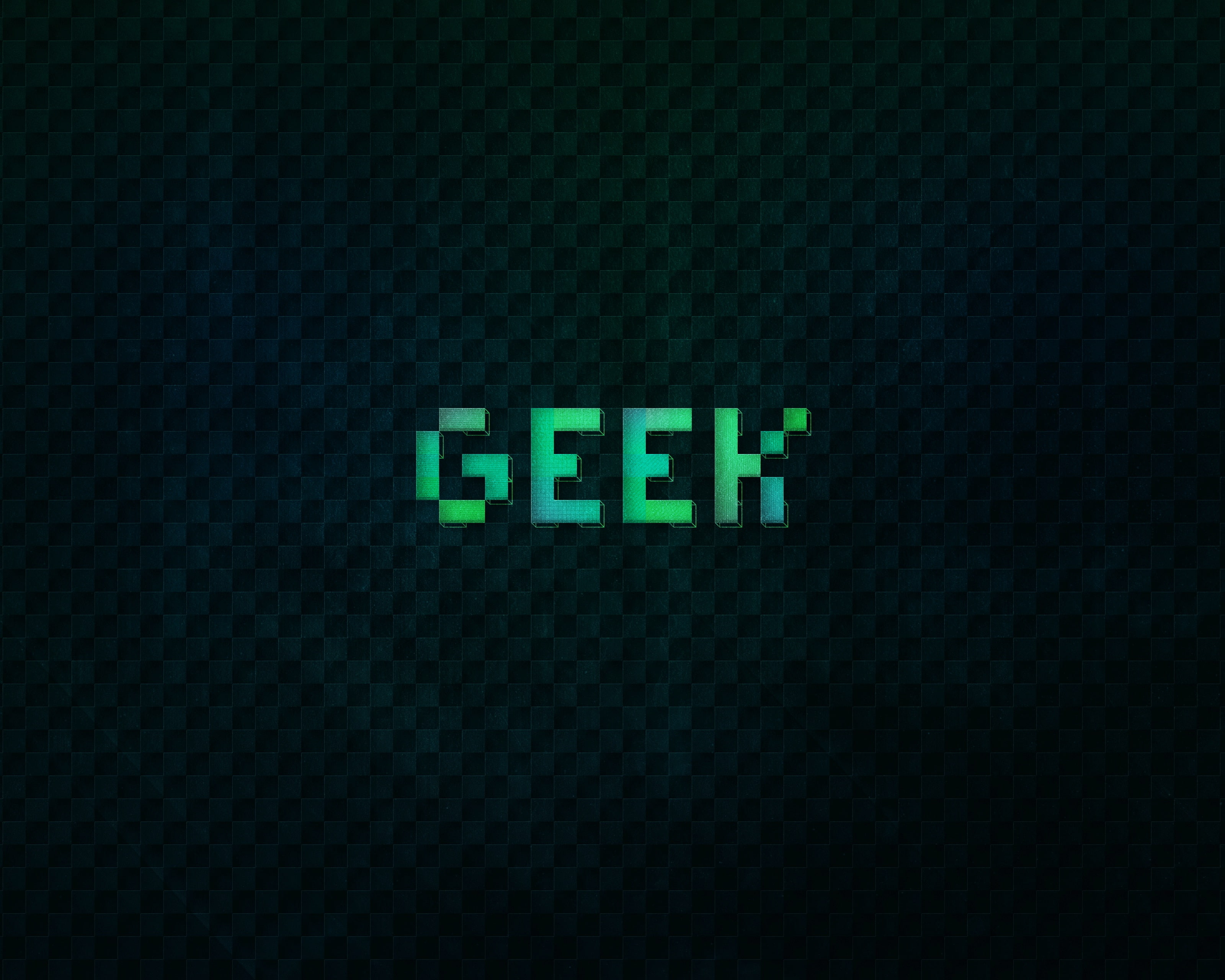 graphic design, vector, geek, pixel art, abstract, 2K, HD Wallpaper