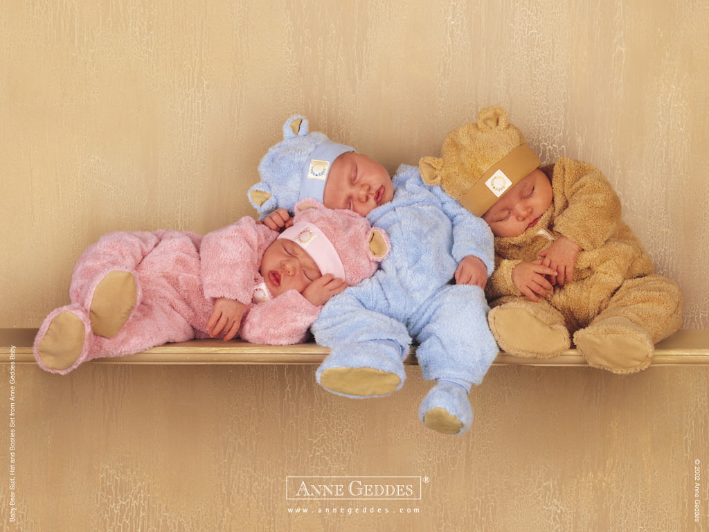 cute, 480P, hd, sleeping, babies, HD Wallpaper