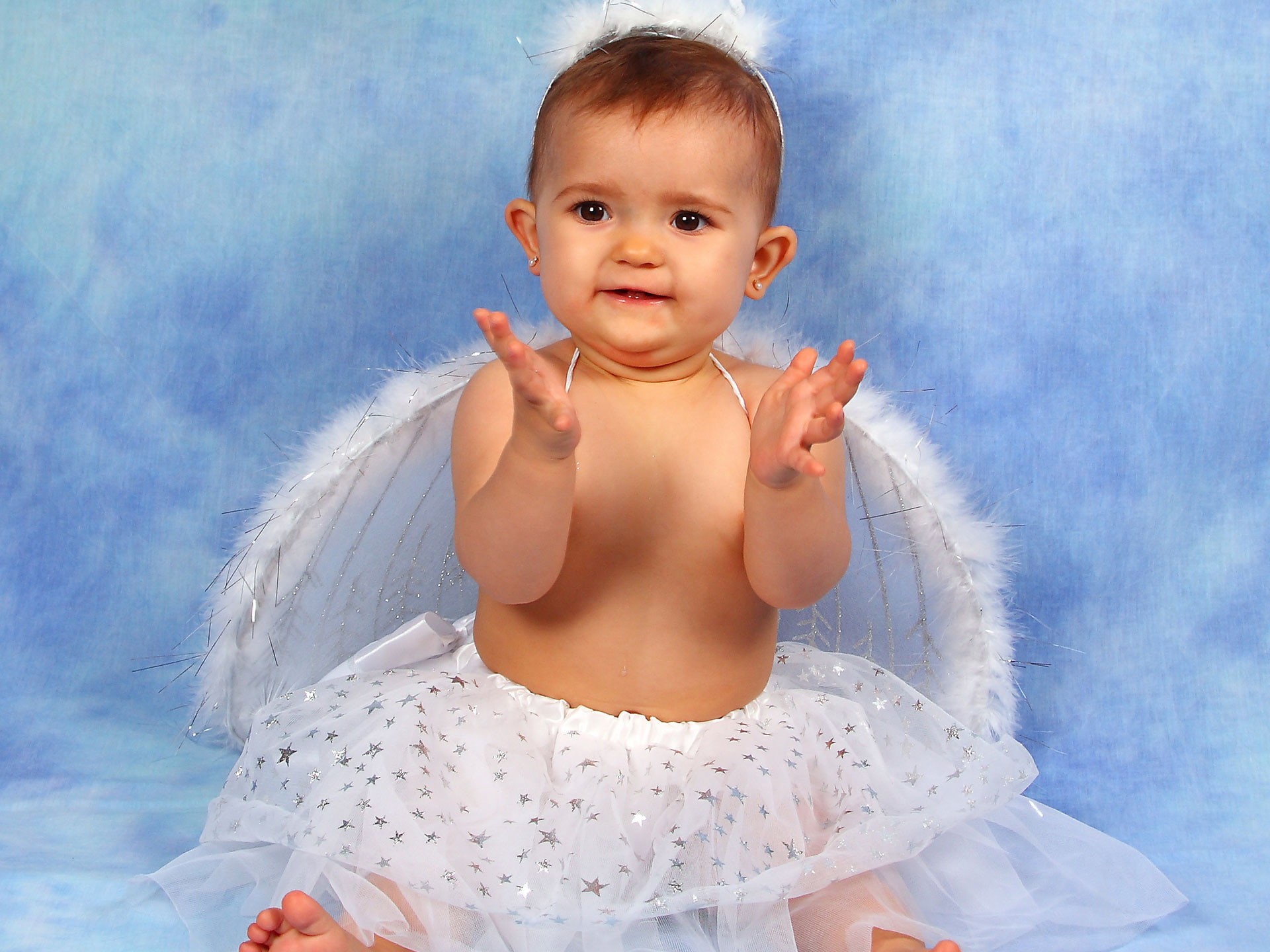 angel, 1080P, cute, baby, hd, girl, HD Wallpaper
