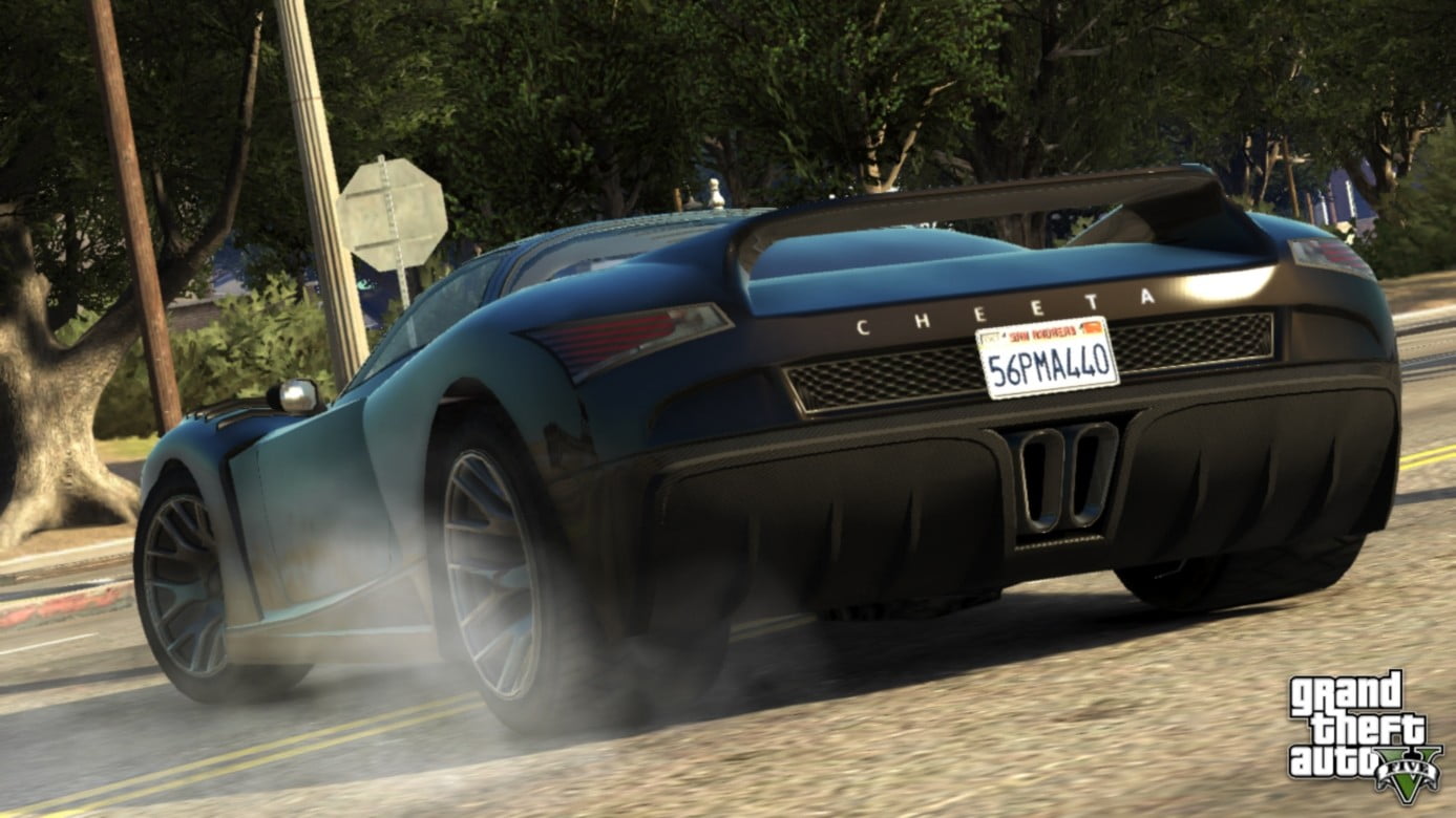 speed, road, sports car, sport, mode of transportation, cheetah, car, motion, auto, land vehicle, Grand Theft Auto V, 720P, sunlight, transportation, communication, HD Wallpaper