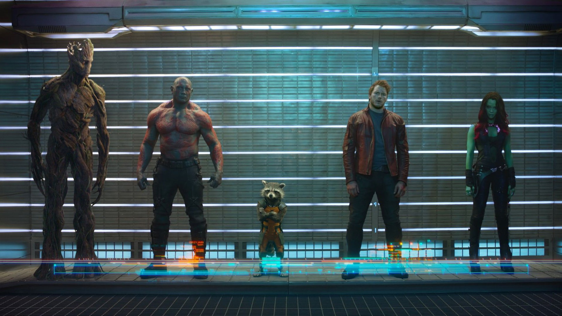 women, Rocket Raccoon, Groot, lifestyles, casual clothing, Bradley Cooper, Chris Pratt, Star Lord, swimming pool, standing, people, city, sport, leisure activity, HD Wallpaper