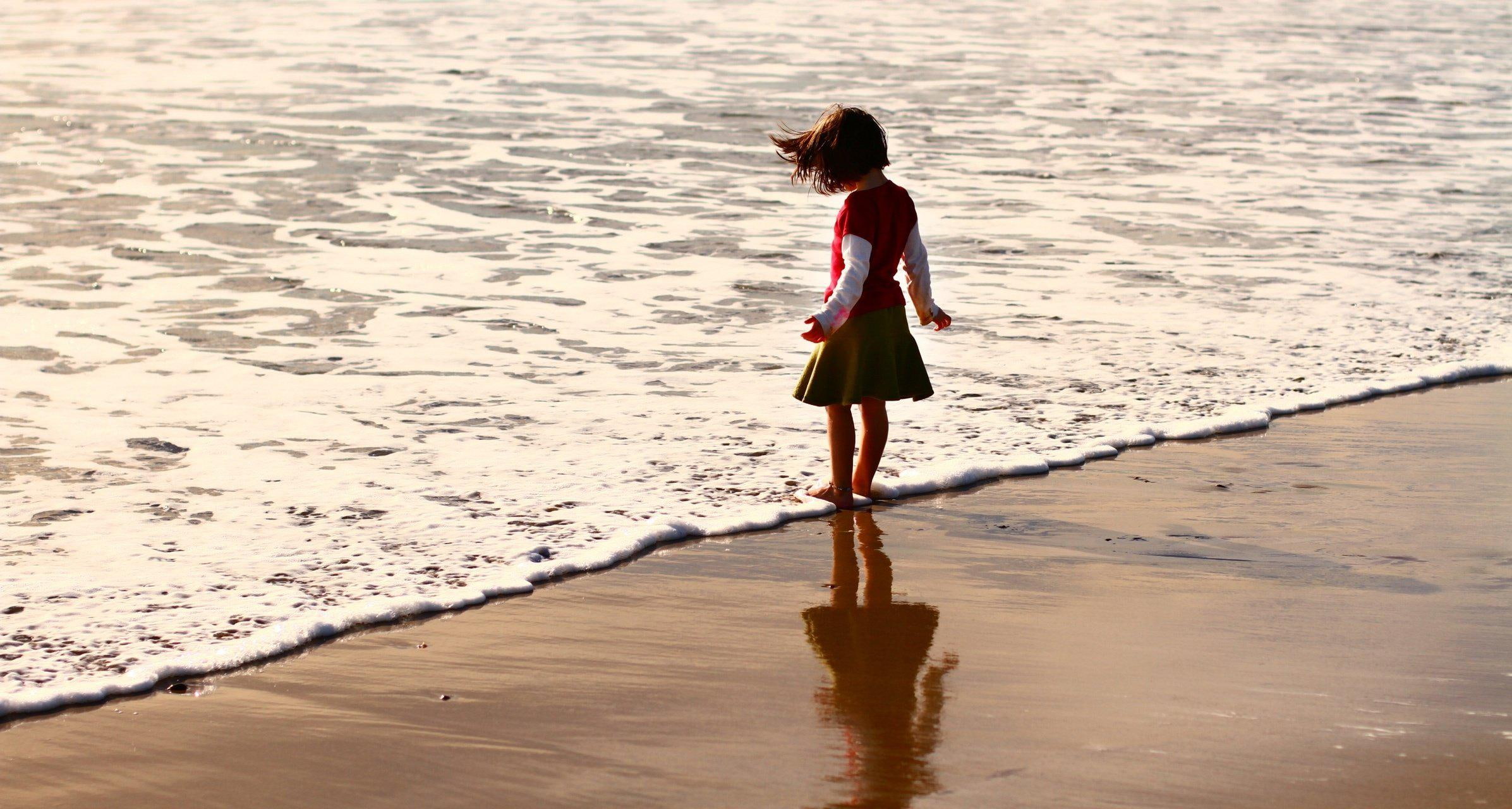 desktop, child, beach, 1080P, baby, mood, ocean, backgrounds, children, HD Wallpaper