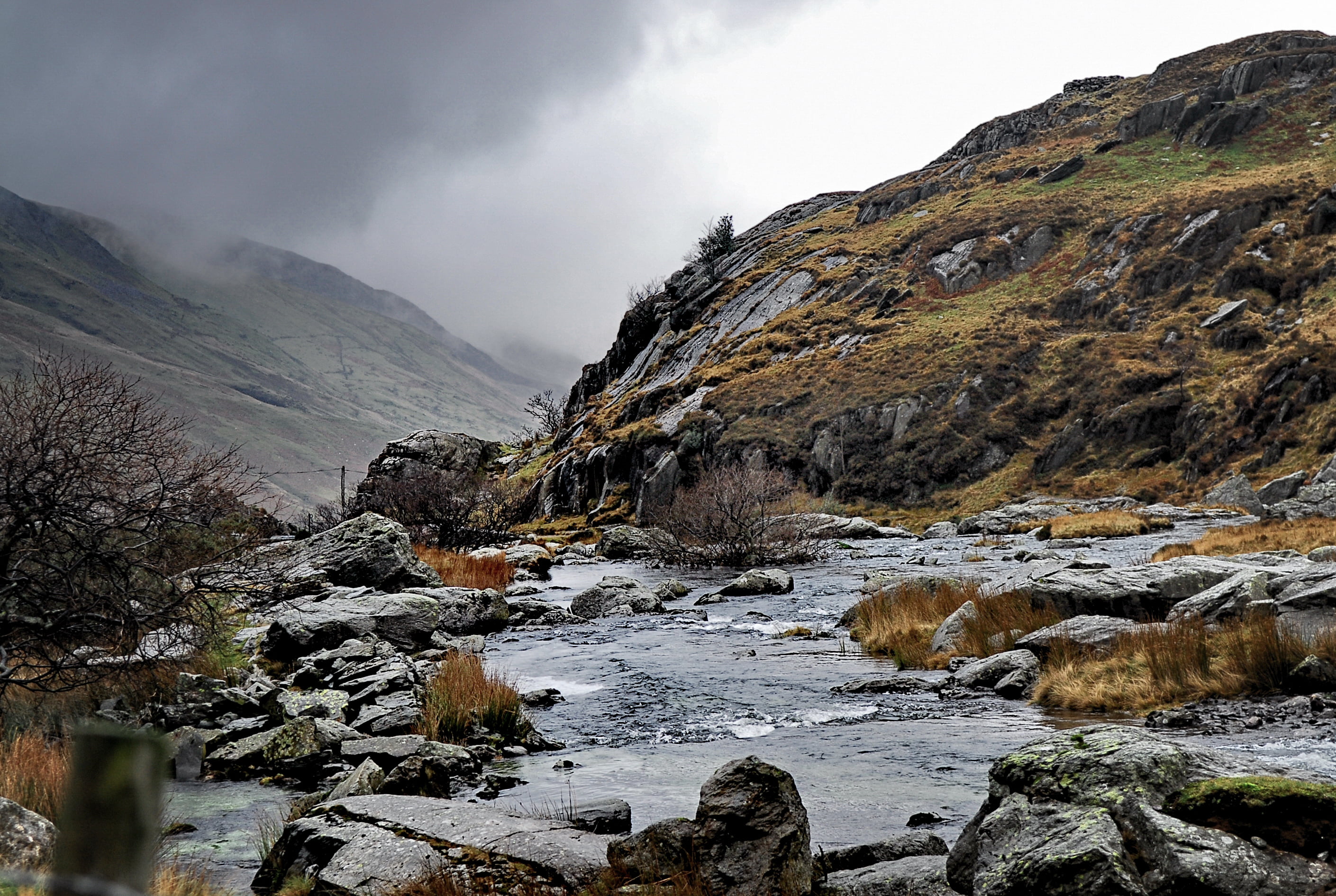 ED, scenics, NIKKOR, mountain, AF, rock, 8G, nature, outdoors, landscape, diu, 2K, North_Wales, Nikon  D200, DSC, HD Wallpaper