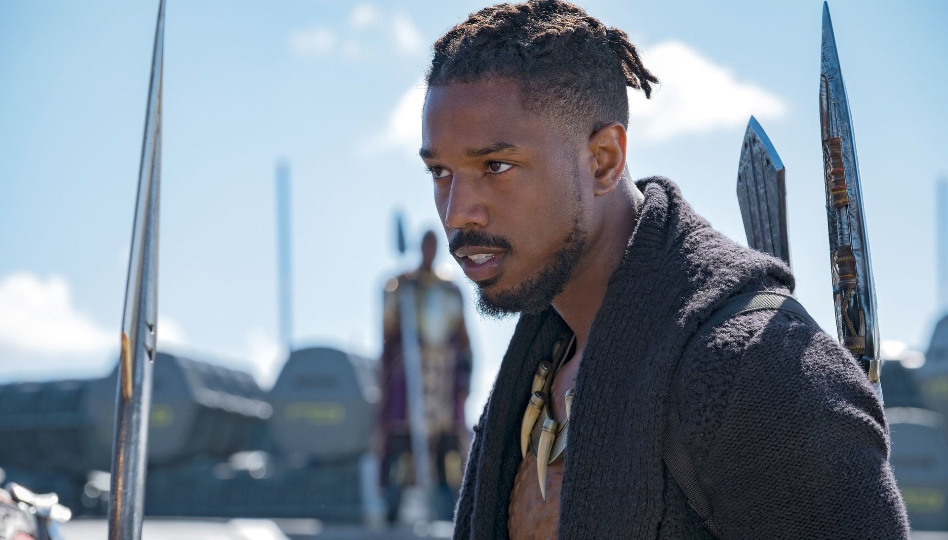 Michael B. Jordan, 1080P, Black Panther, Erik Killmonger, Movie, HD Wallpaper