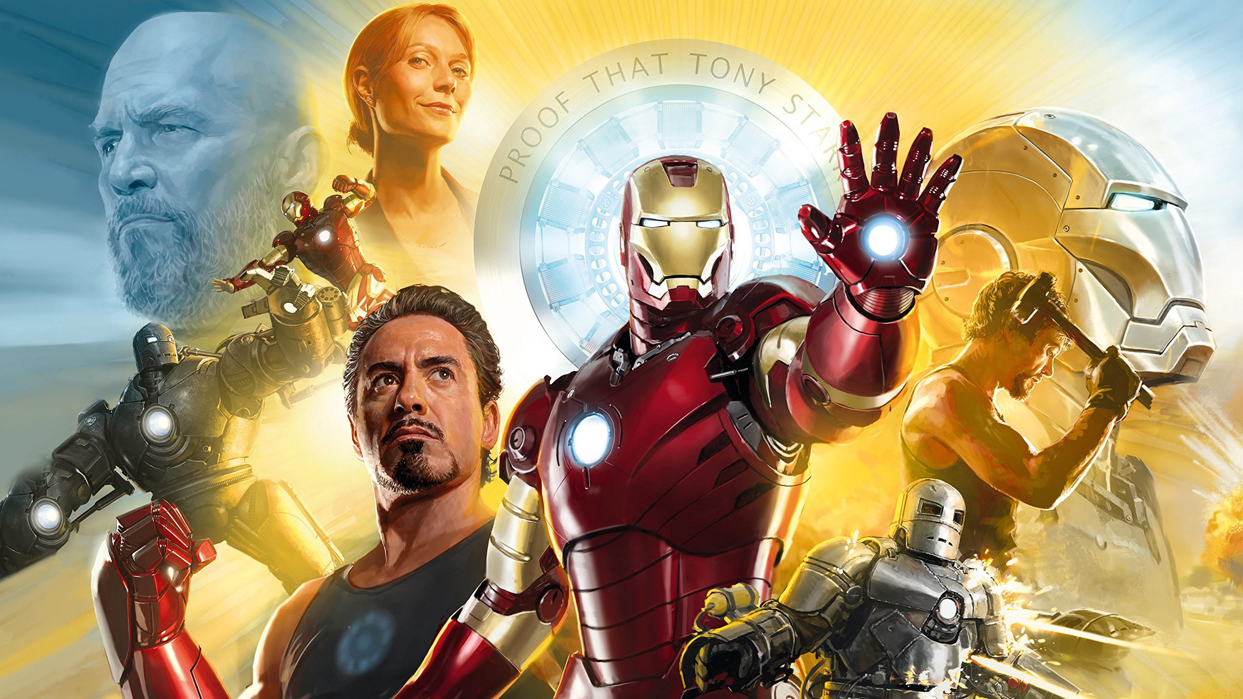 Pepper Potts, Tony Stark, 2K, Iron Man, HD Wallpaper