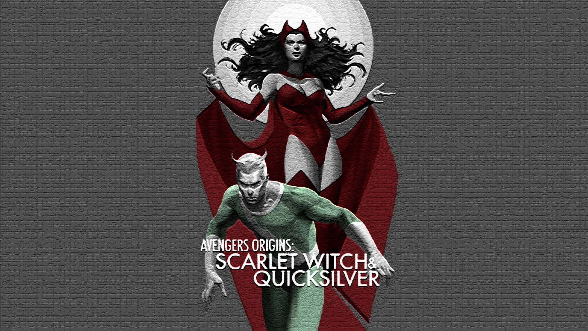 Quicksilver (Marvel Comics), 1080P, Avengers Origins, Scarlet Witch, Comics, HD Wallpaper