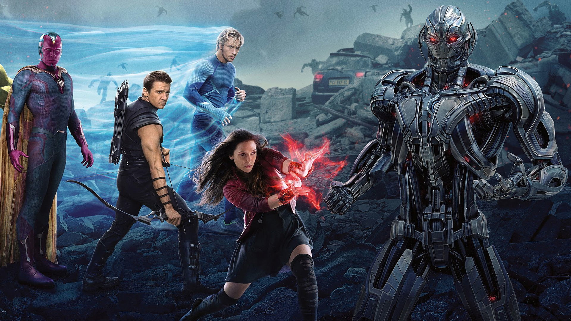 real people, The Avengers, Jeremy Renner, full length, young men, burning, bonding, Hawkeye, leisure activity, males, Aaron Taylor-Johnson, young adult, HD Wallpaper