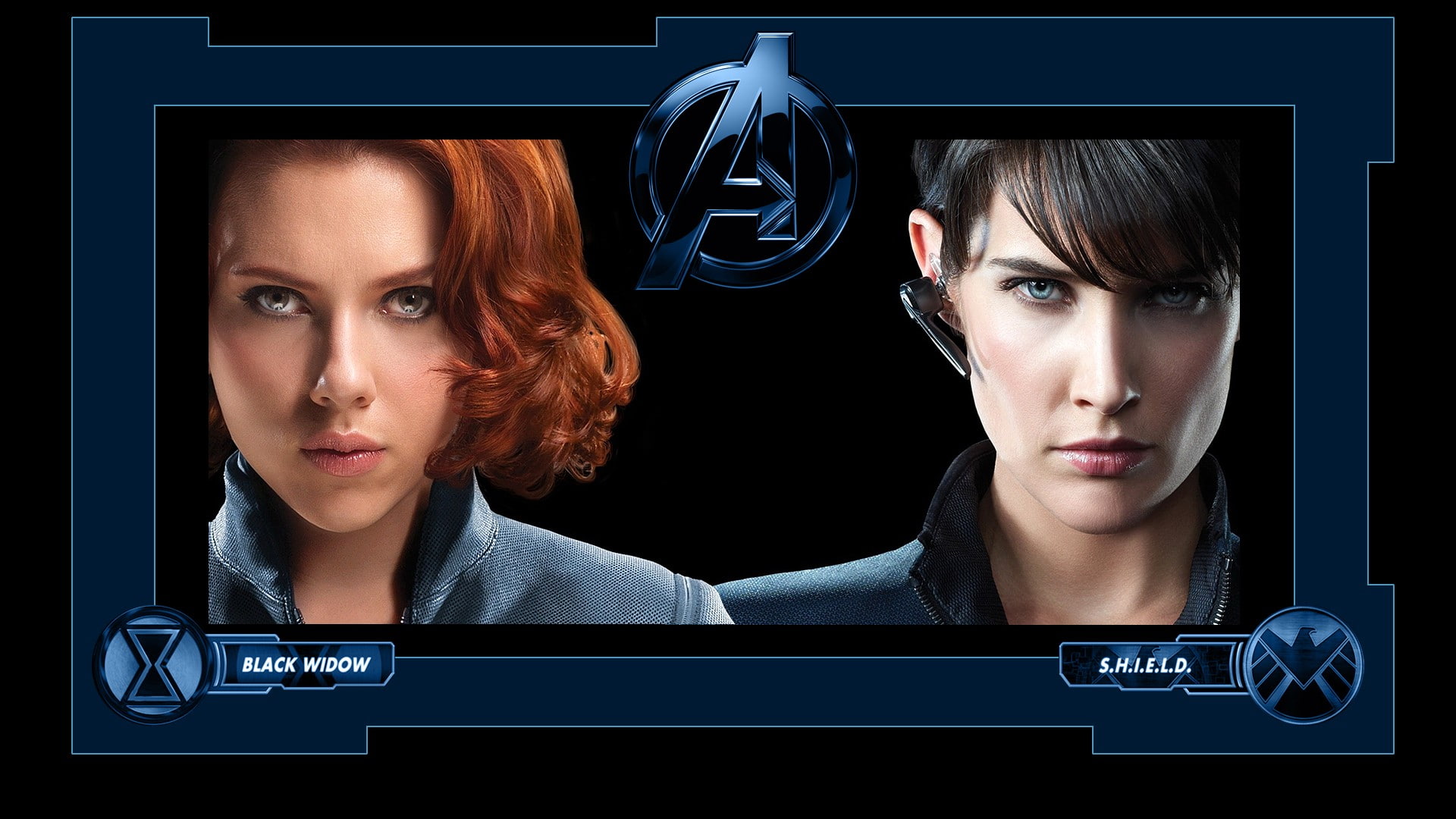 Black Widow, movies, 1080P, S.H.I.E.L.D., Scarlett Johansson, The Avengers, Cobie Smulders, Maria Hill, HD Wallpaper