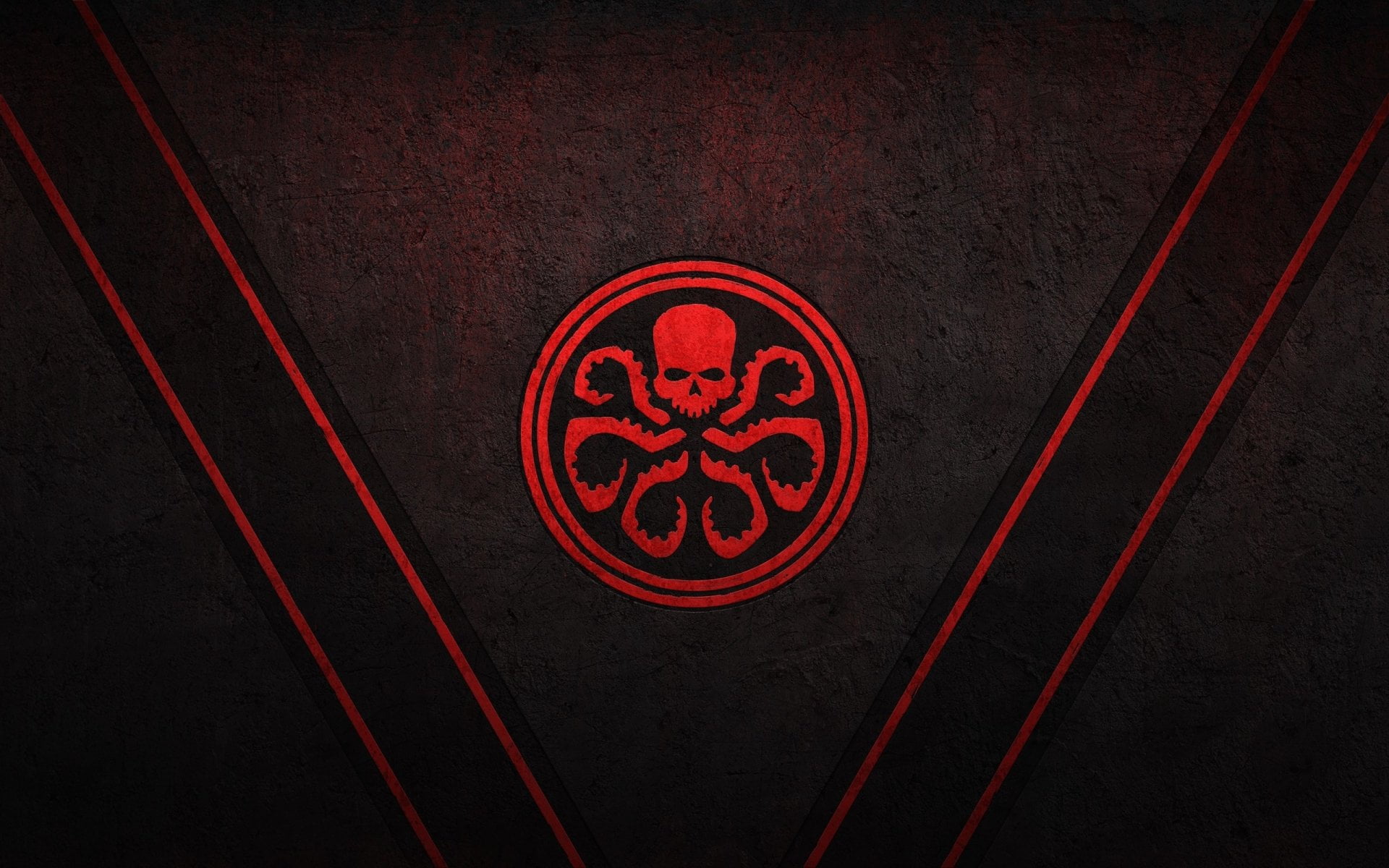 Red Skull (Marvel Comics), red, directly above, no people, communication, high angle view, Captain America, still life, art and craft, sign, architecture, HD Wallpaper