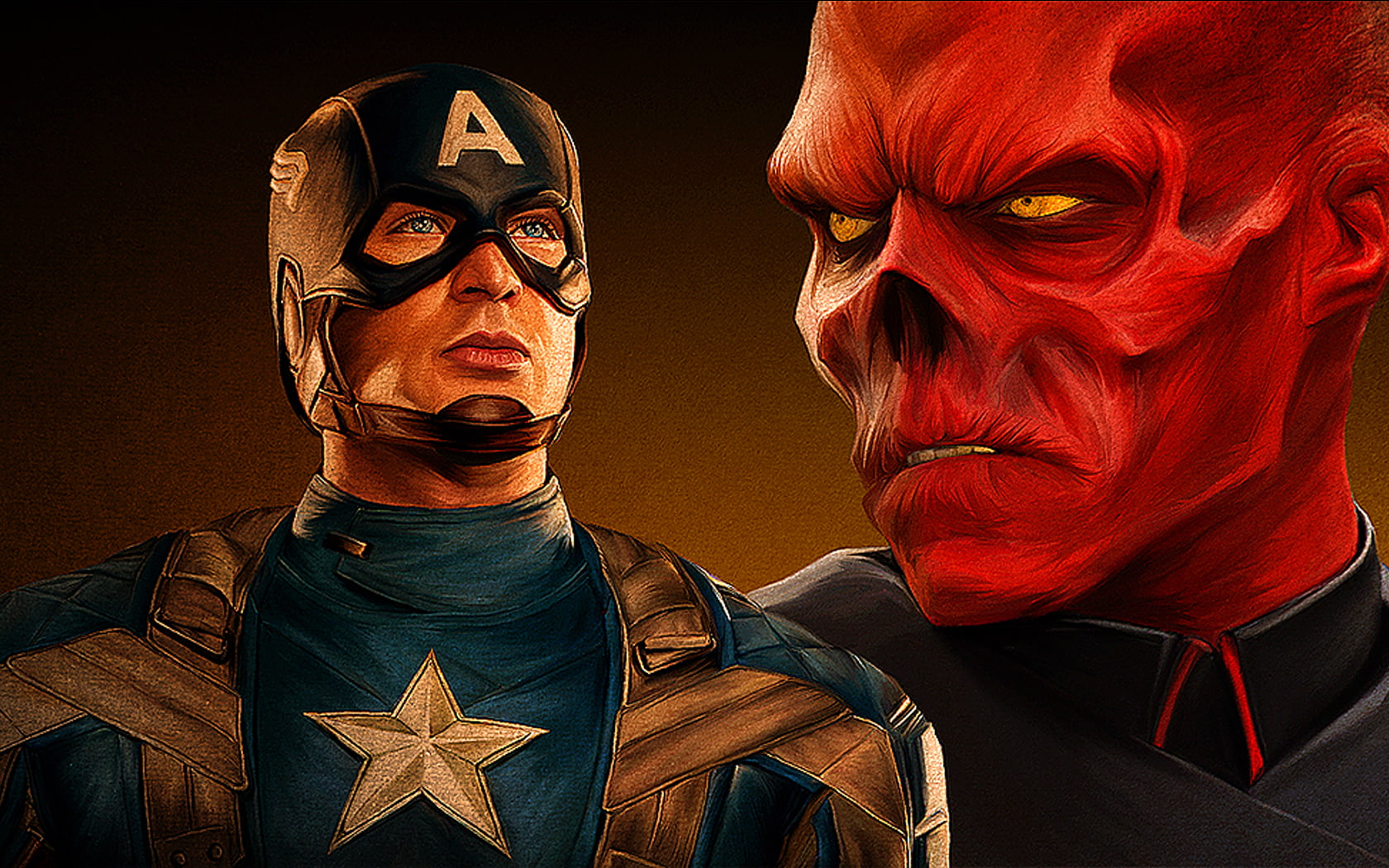 Captain America, Red Skull (Marvel Comics), 720P, HD Wallpaper