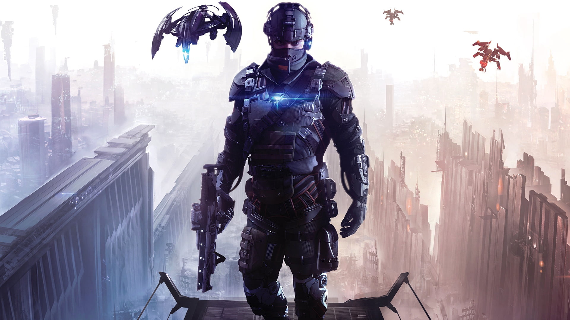 application, uniform, clothing, special Forces, guerrilla games, game, military, security, real people, government, sony computer entertainment, weapons, HD Wallpaper