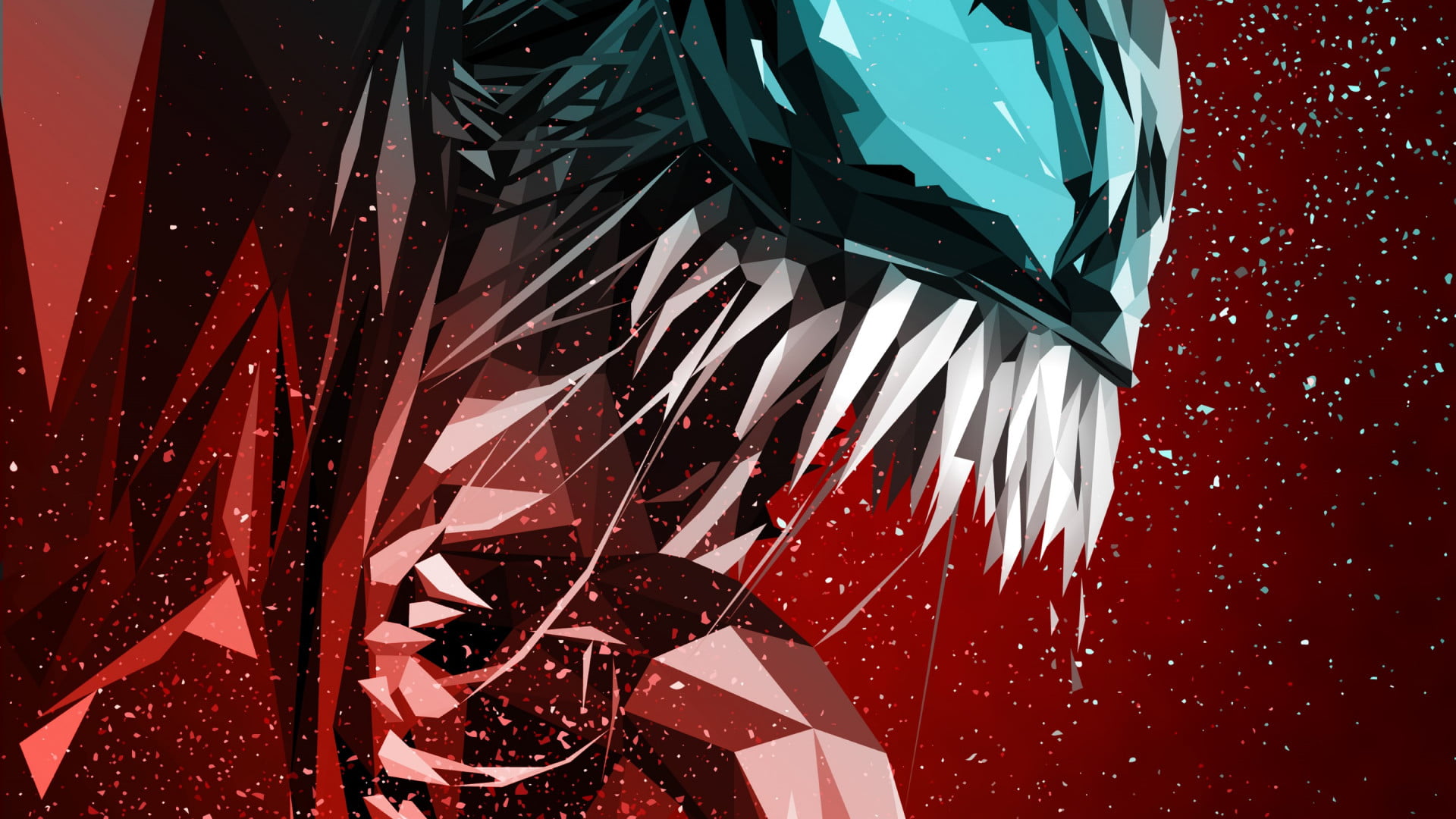 Venom, Marvel Cinematic Universe, 1080P, creature, digital art, artwork, Marvel Comics, HD Wallpaper