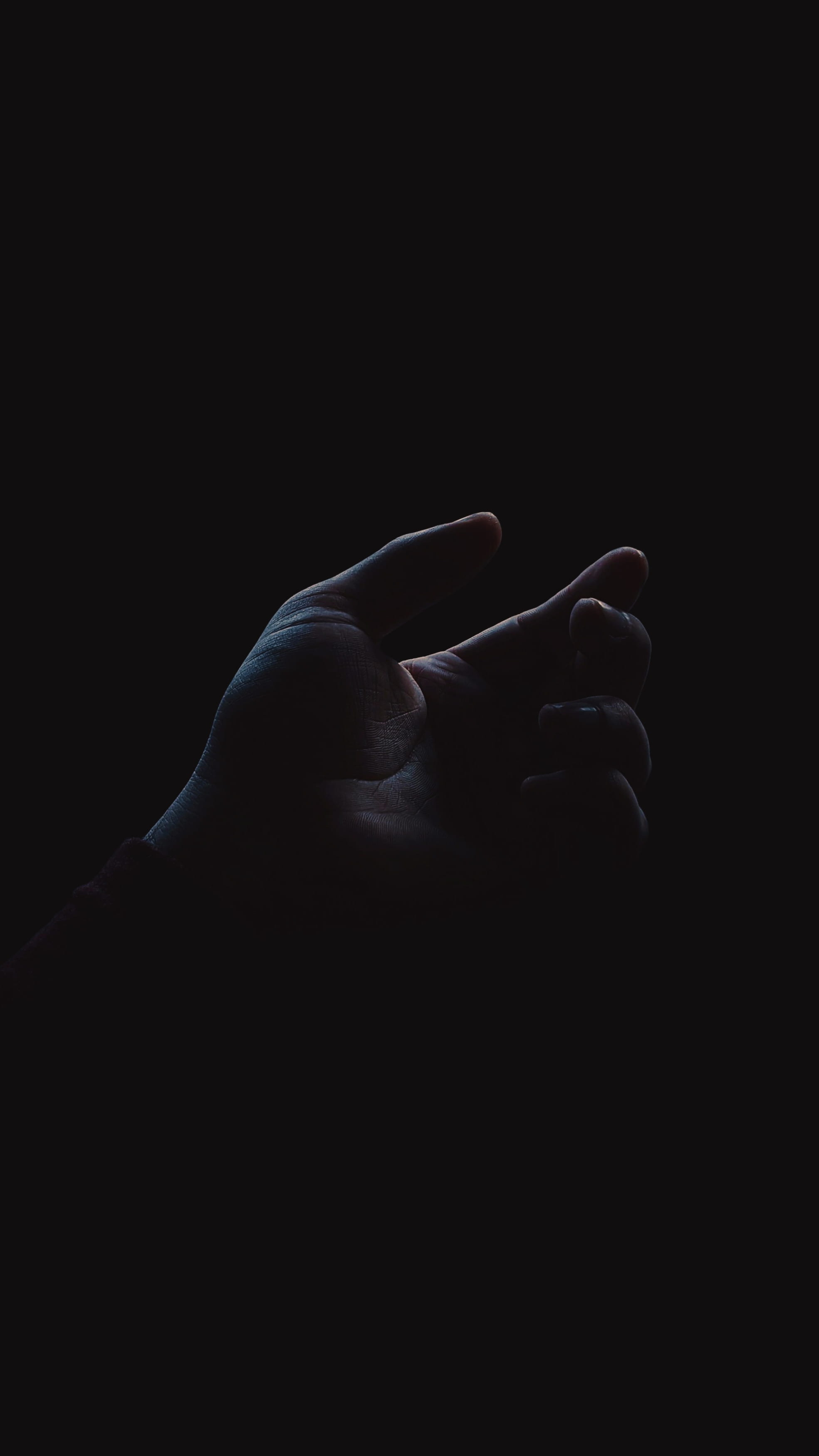 human skin, adult, hand, depression - sadness, skin, cut out, human, abstract, holding, human body, human body part, light, dark, unrecognizable person, Phone HD Wallpaper