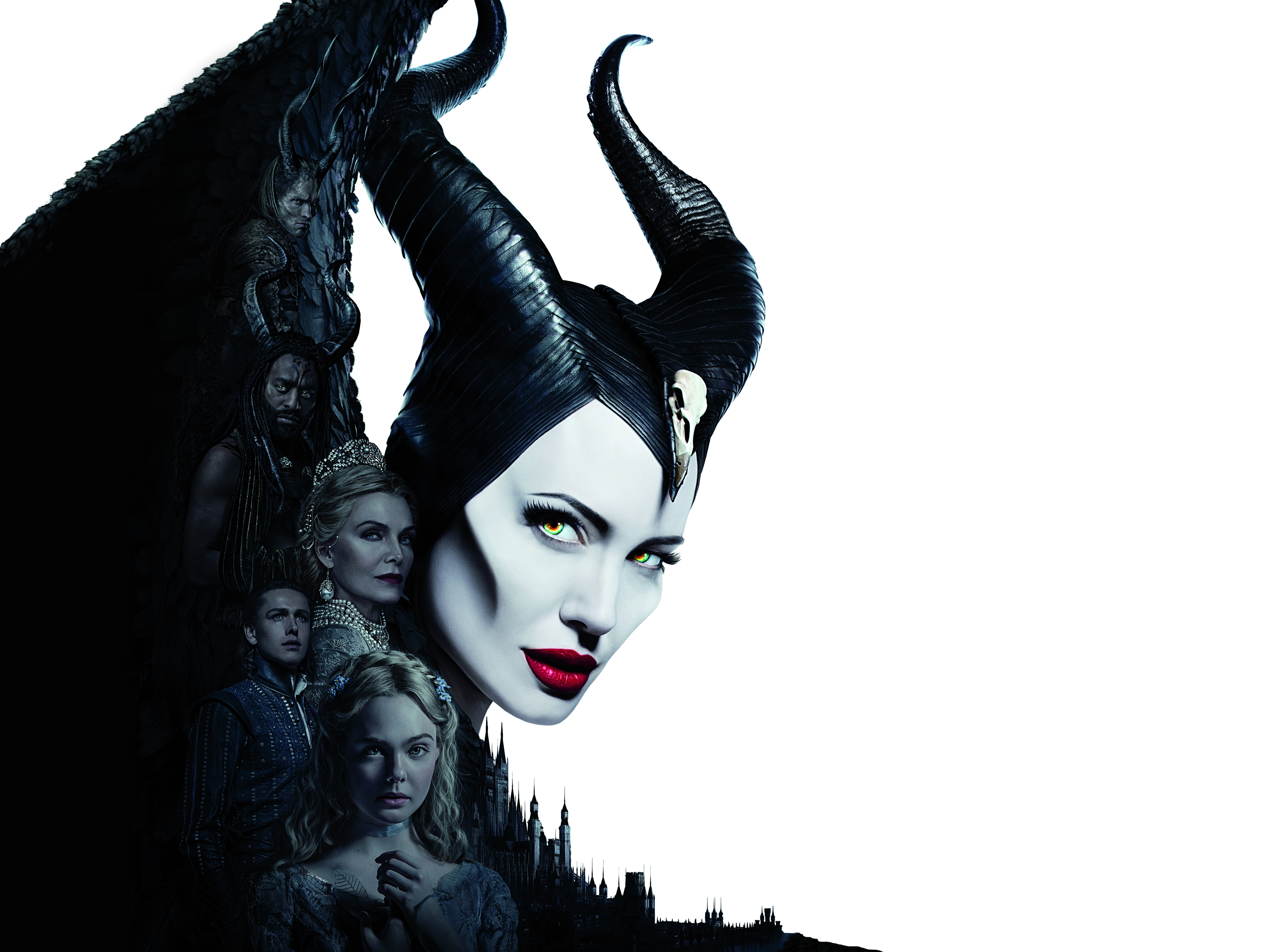2019, Maleficent, El Fanning, poster, 8K, Elle Fanning, HD Wallpaper