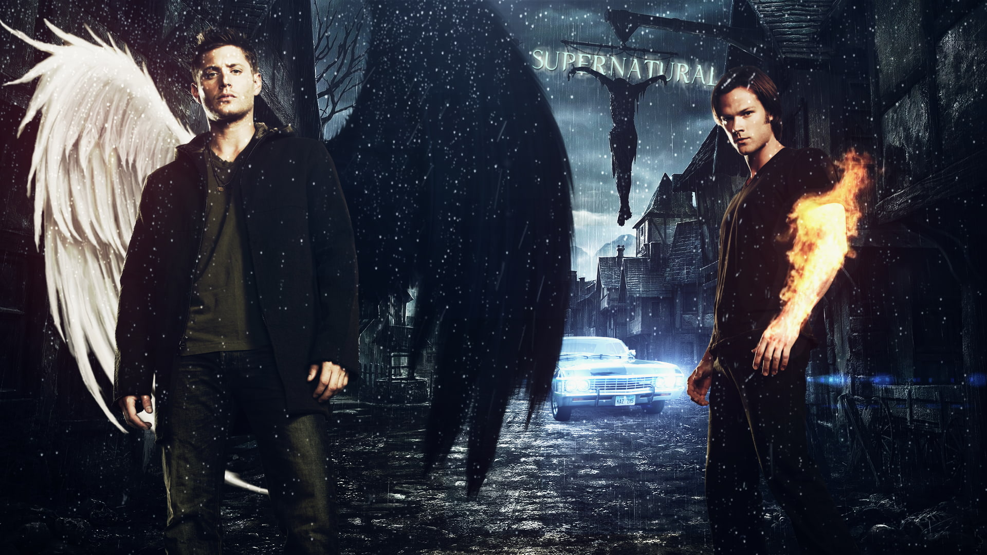 angel, 1080P, supernatural, HD Wallpaper