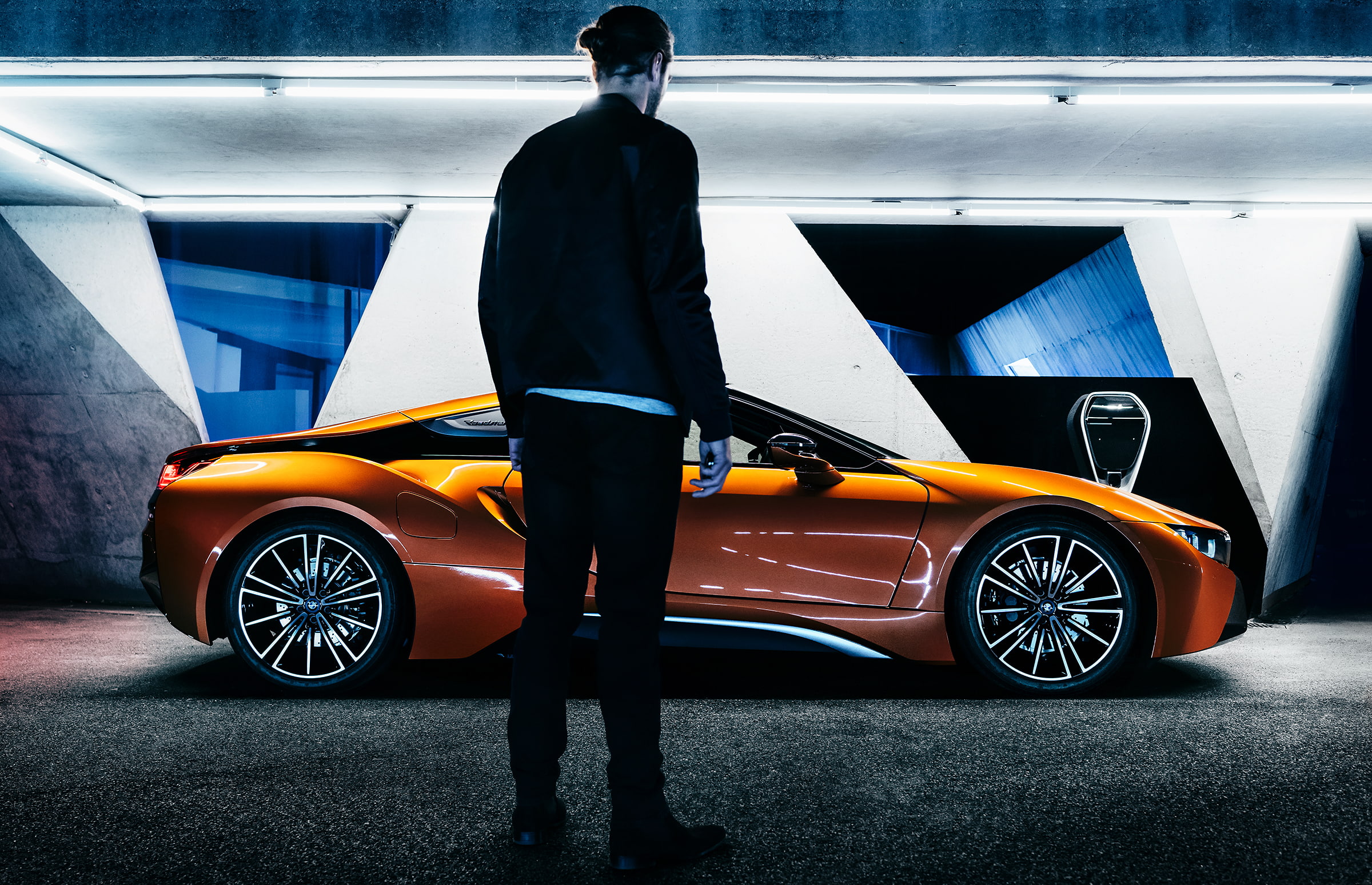 cars, bmw i8, bmw, artist, 2018 cars, 1080P, hd, behance, HD Wallpaper