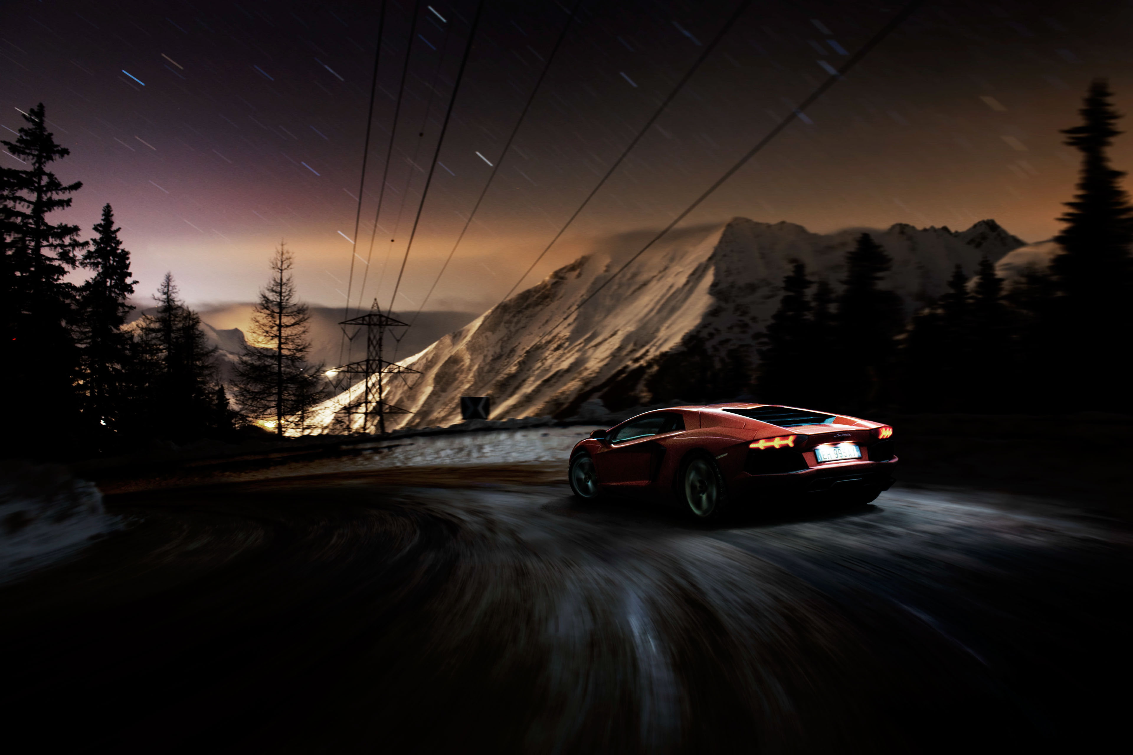 4K, cars, lamborghini, behance, 4k, lamborghini aventador, hd, HD Wallpaper