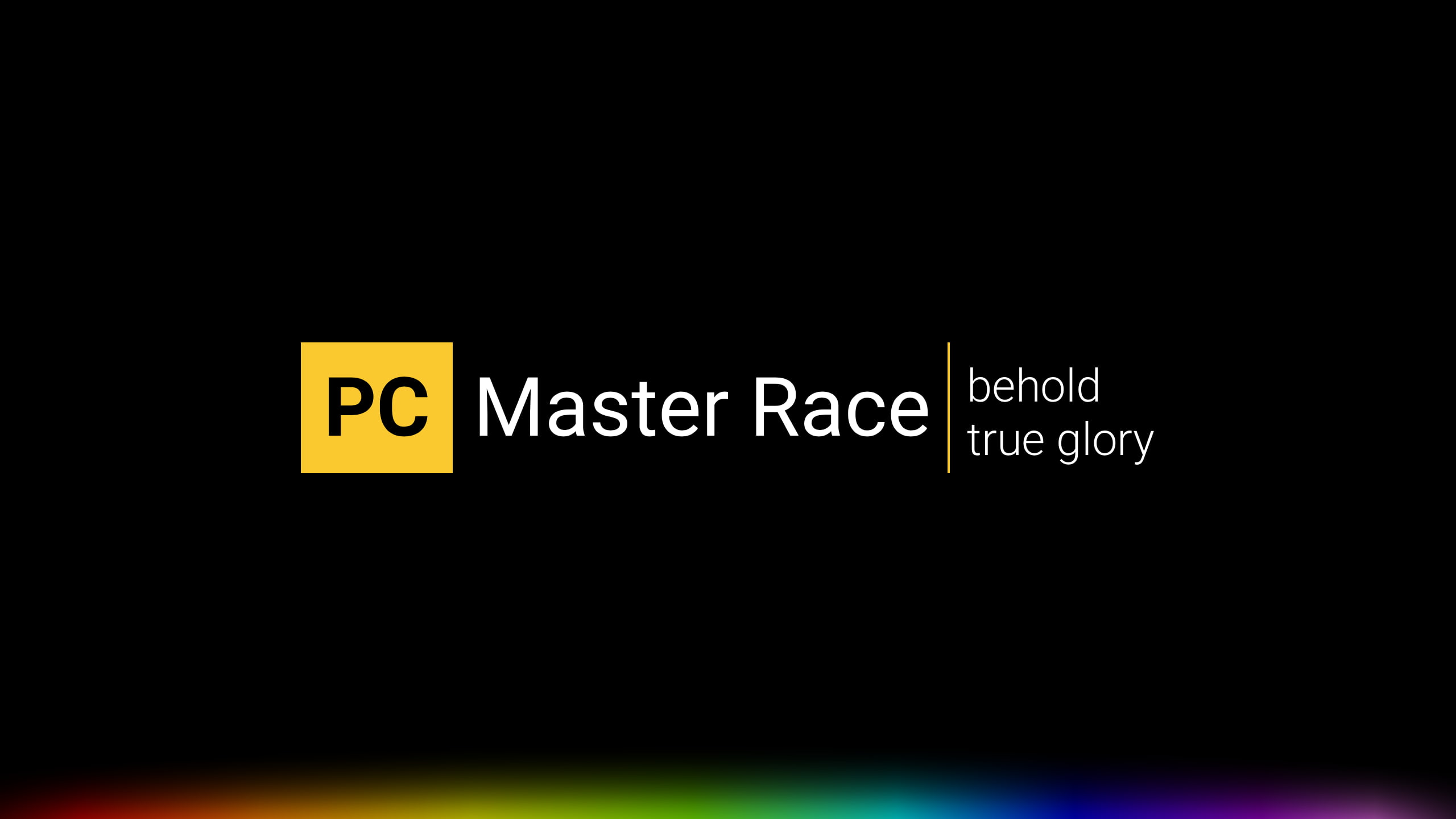 PC Master  Race, 2K, simple background, black background, dark, HD Wallpaper
