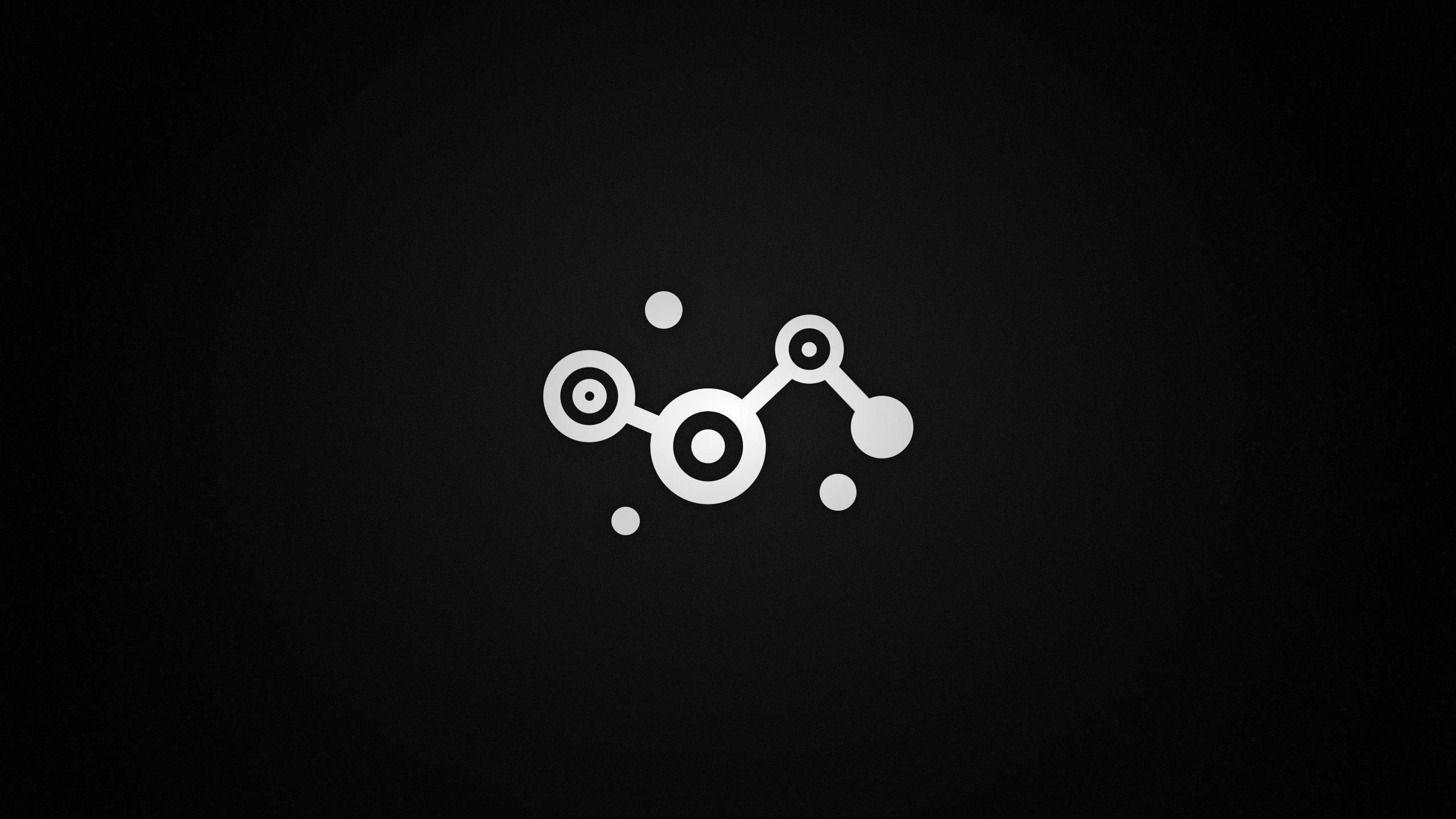 black background, PC Master  Race, 2K, minimalism, Steam (software), HD Wallpaper