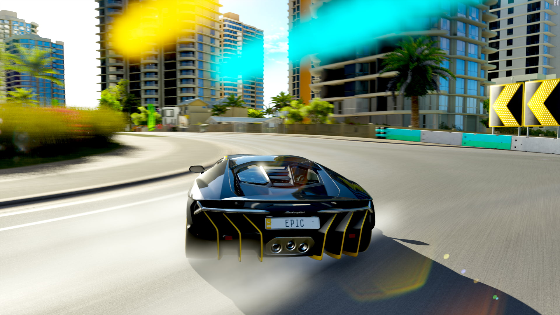 speed, office building exterior, building, motion, forza horizon 3, road, Forza, car, built structure, screen shot, Microsoft, city life, transportation, HD Wallpaper