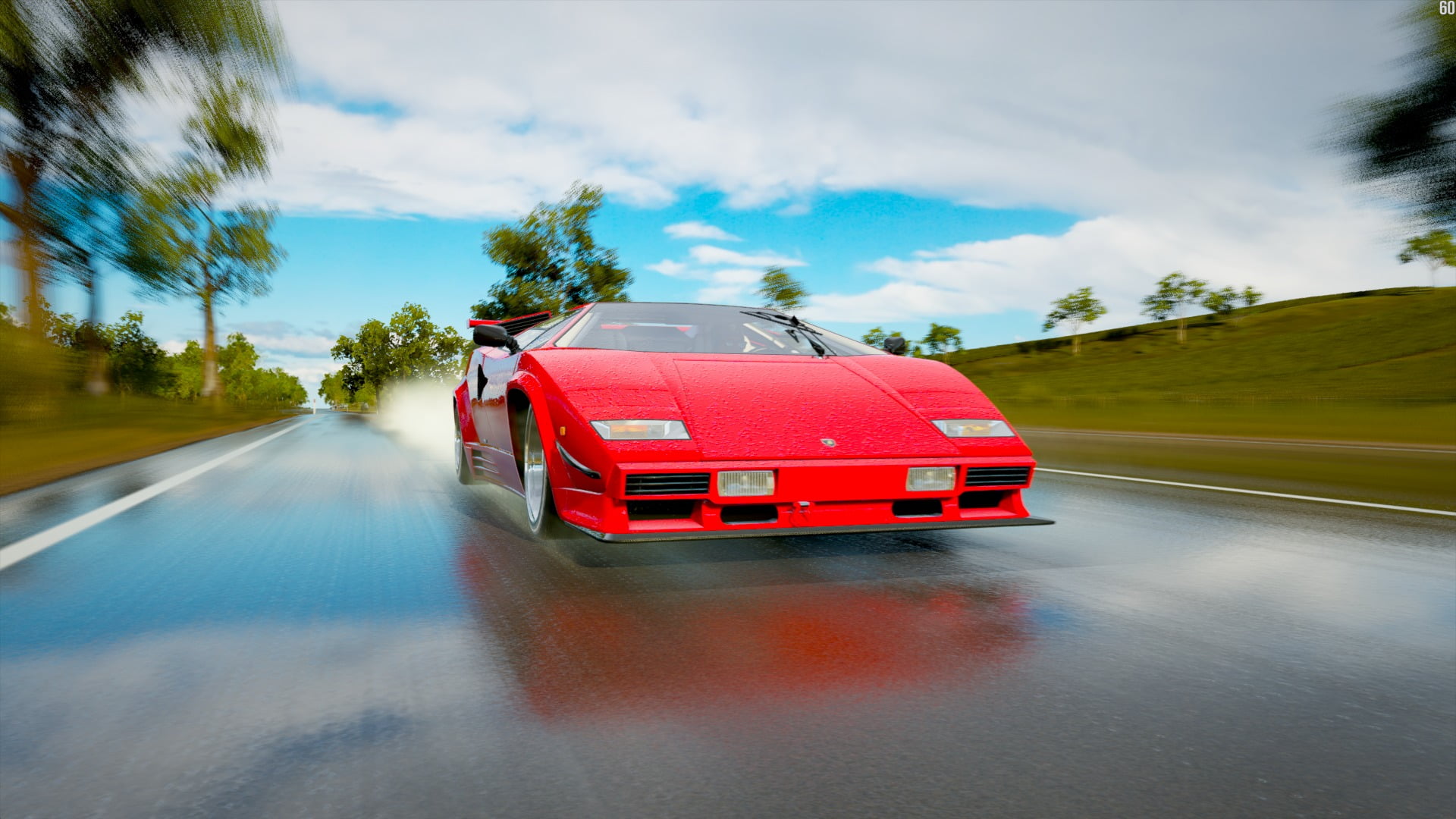 racing, screen shot, the way forward, motion, Master Race, land vehicle, Lamborghini, direction, PC gaming, sky, tree, Xbox One, Microsoft, road, transportation, HD Wallpaper