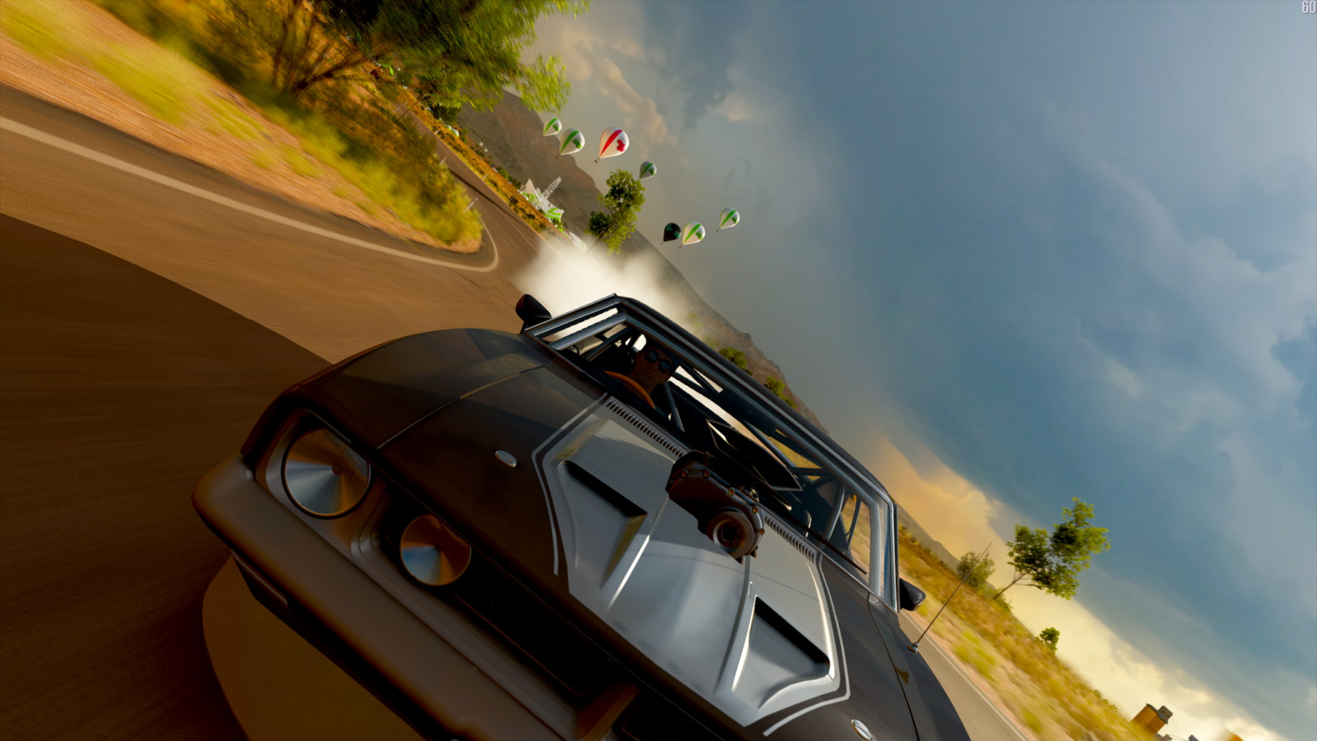 Ford, travel, Xbox, 1080P, mode of transportation, cloud - sky, glass - material, sky, Xbox One, plant, Master Race, land vehicle, Forza, day, tree, motor vehicle, HD Wallpaper