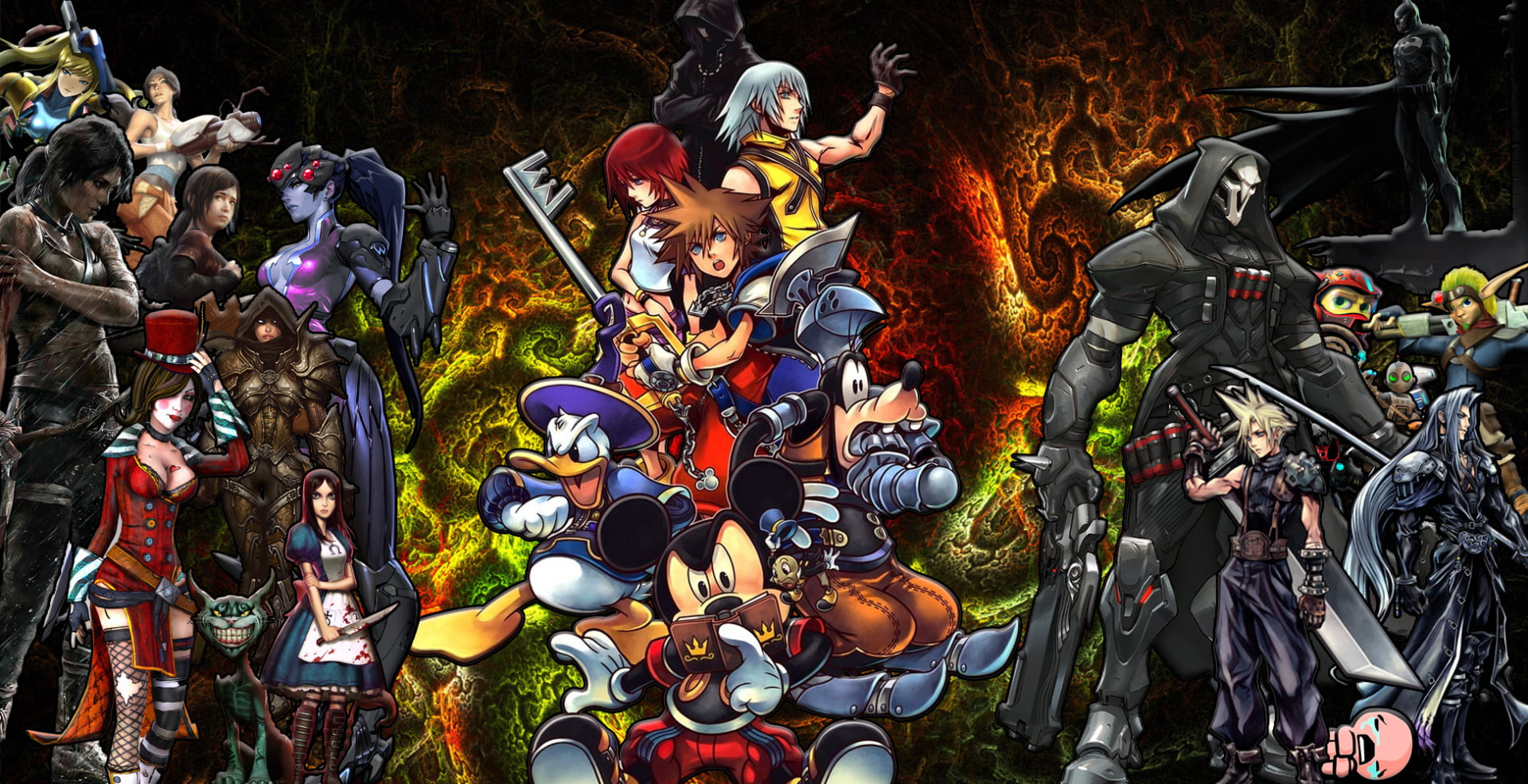 Metroid, Overwatch, Diablo III, Jak and Daxter, Kingdom Hearts, Portal (Video Game), Alice: Madness Returns, Ratchet and Clank, Batman, 1080P, Final Fantasy VII, HD Wallpaper