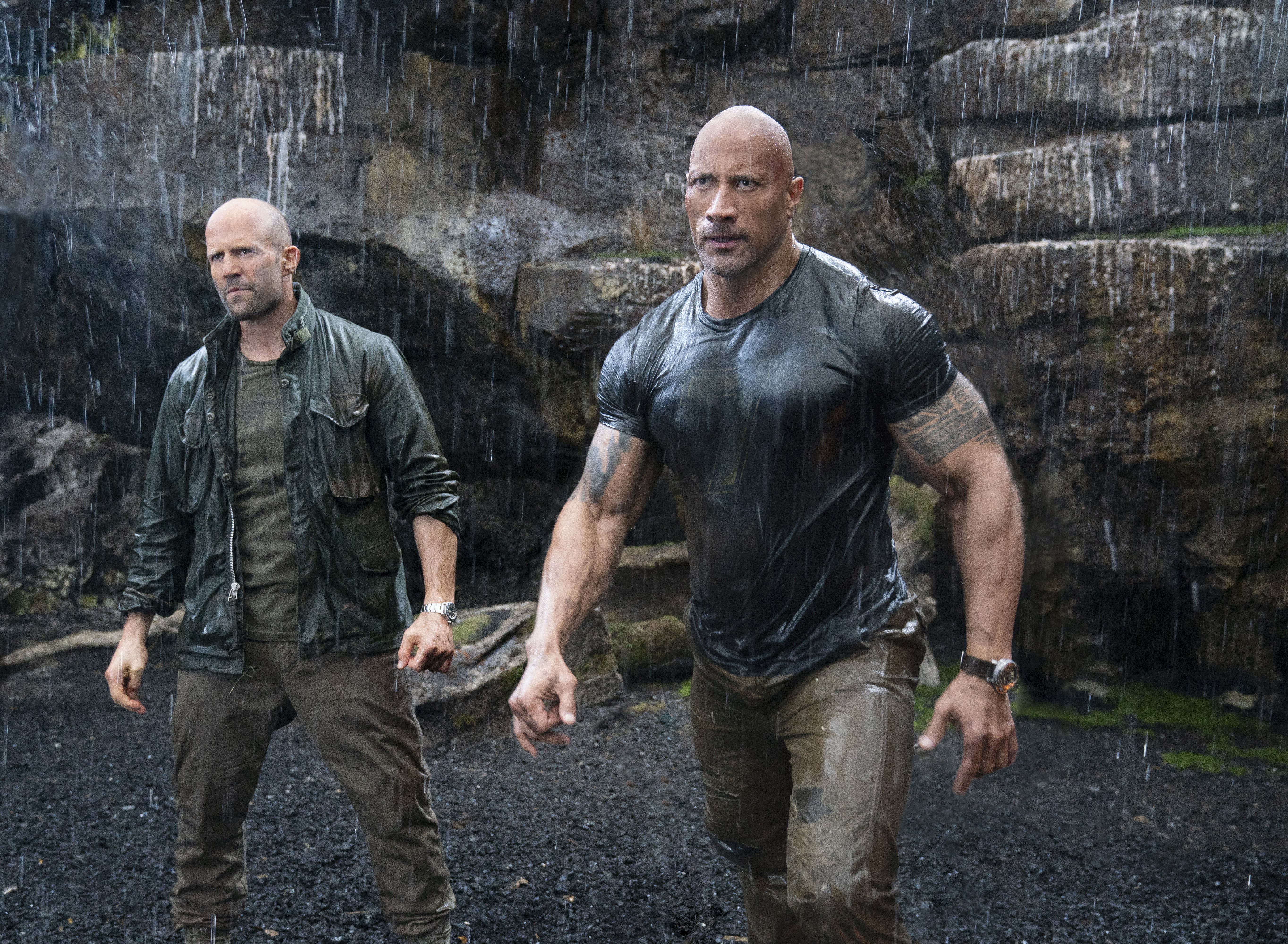 5K, Fast and Furious, Dwayne Johnson, Jason Statham, Luke Hobbs, Fast and Furious Presents: Hobbs and Shaw, Deckard Shaw, HD Wallpaper