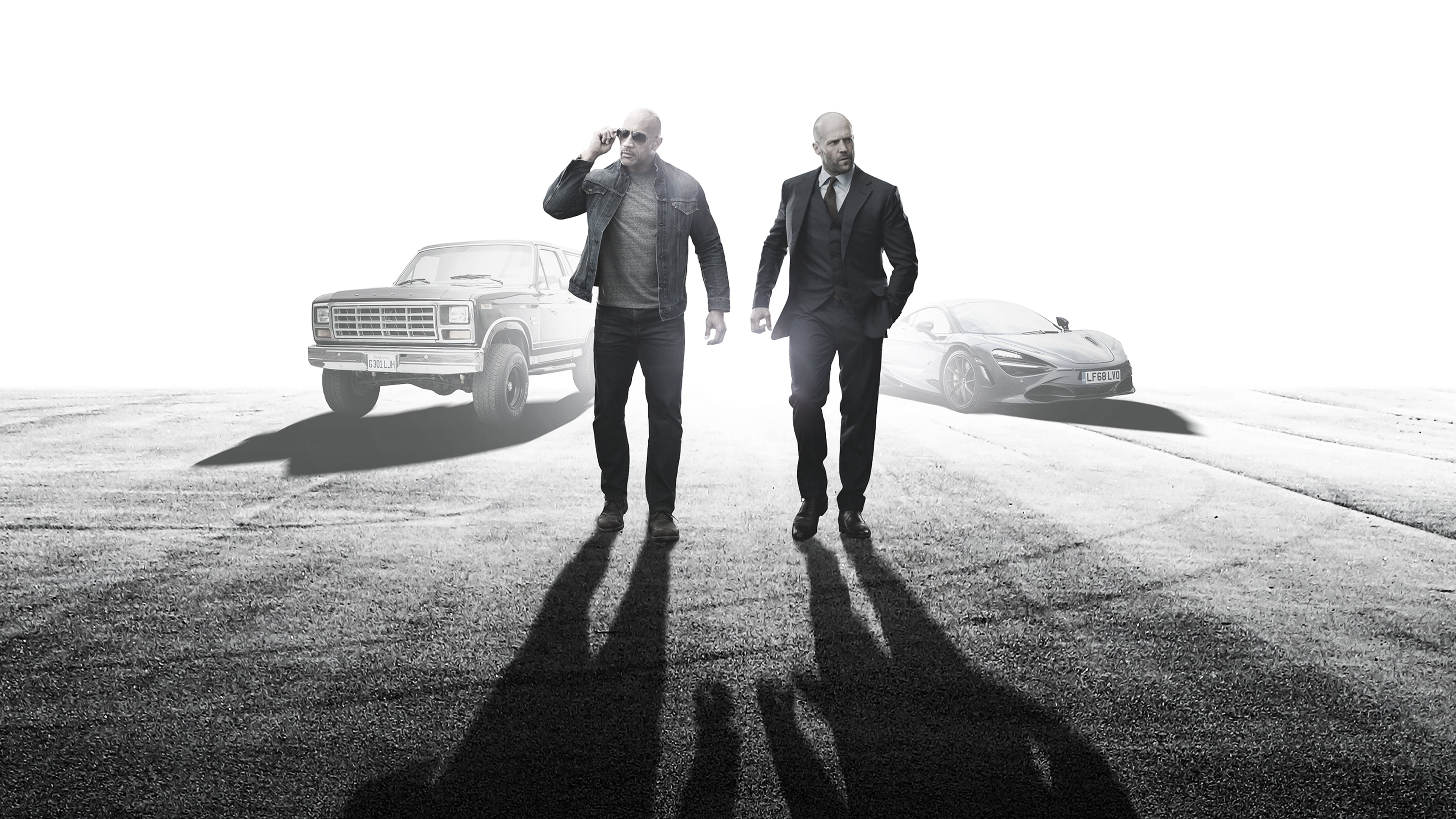 Dwayne Johnson, Jason Statham, Fast and Furious Presents: Hobbs and Shaw, Deckard Shaw, Fast and Furious, 4K, Luke Hobbs, HD Wallpaper