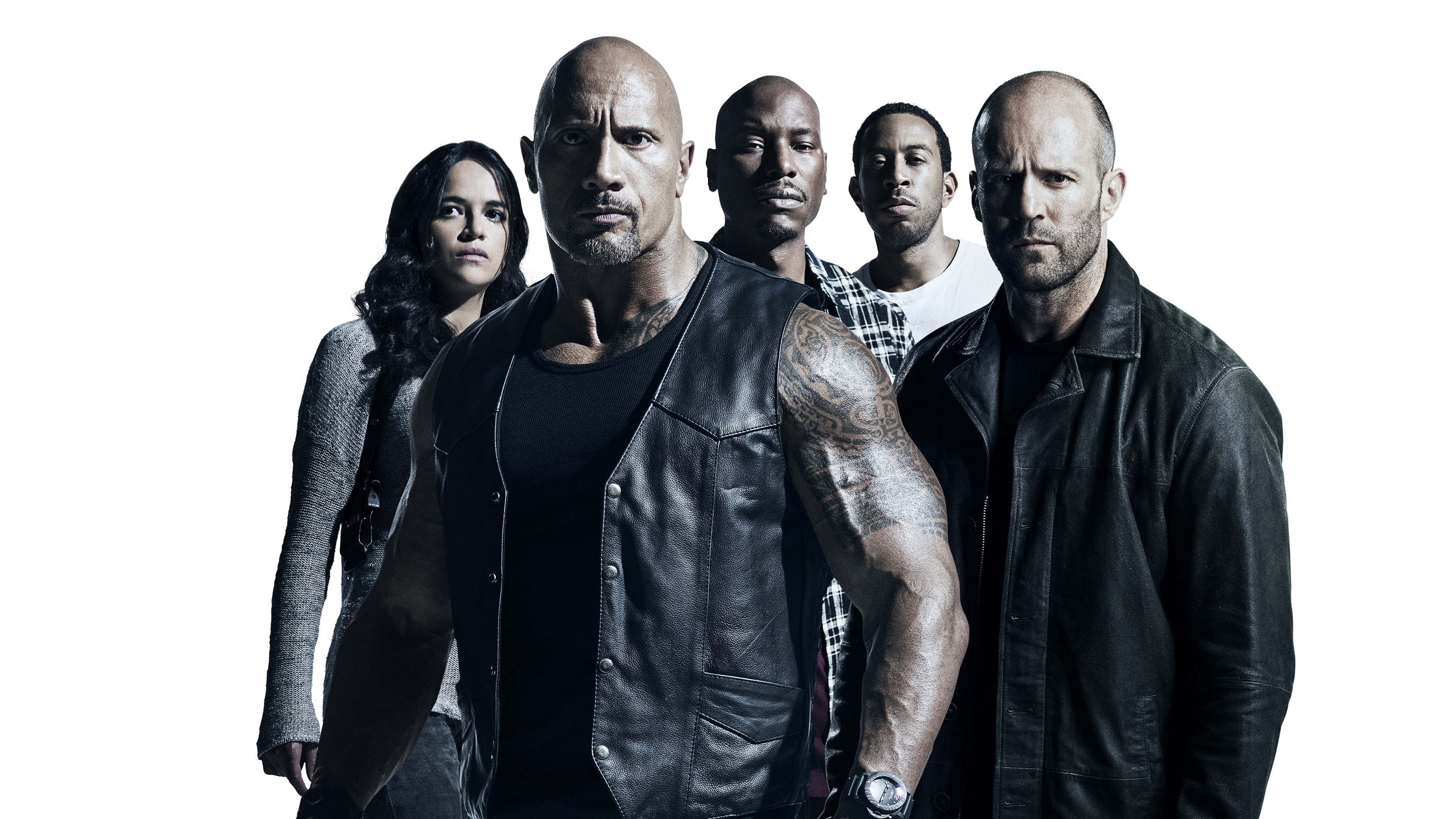 The Fate of the Furious, Michelle Rodriguez, 4K, Jason Statham, Vin Diesel, Tyrese Gibson, Ludacris, HD Wallpaper
