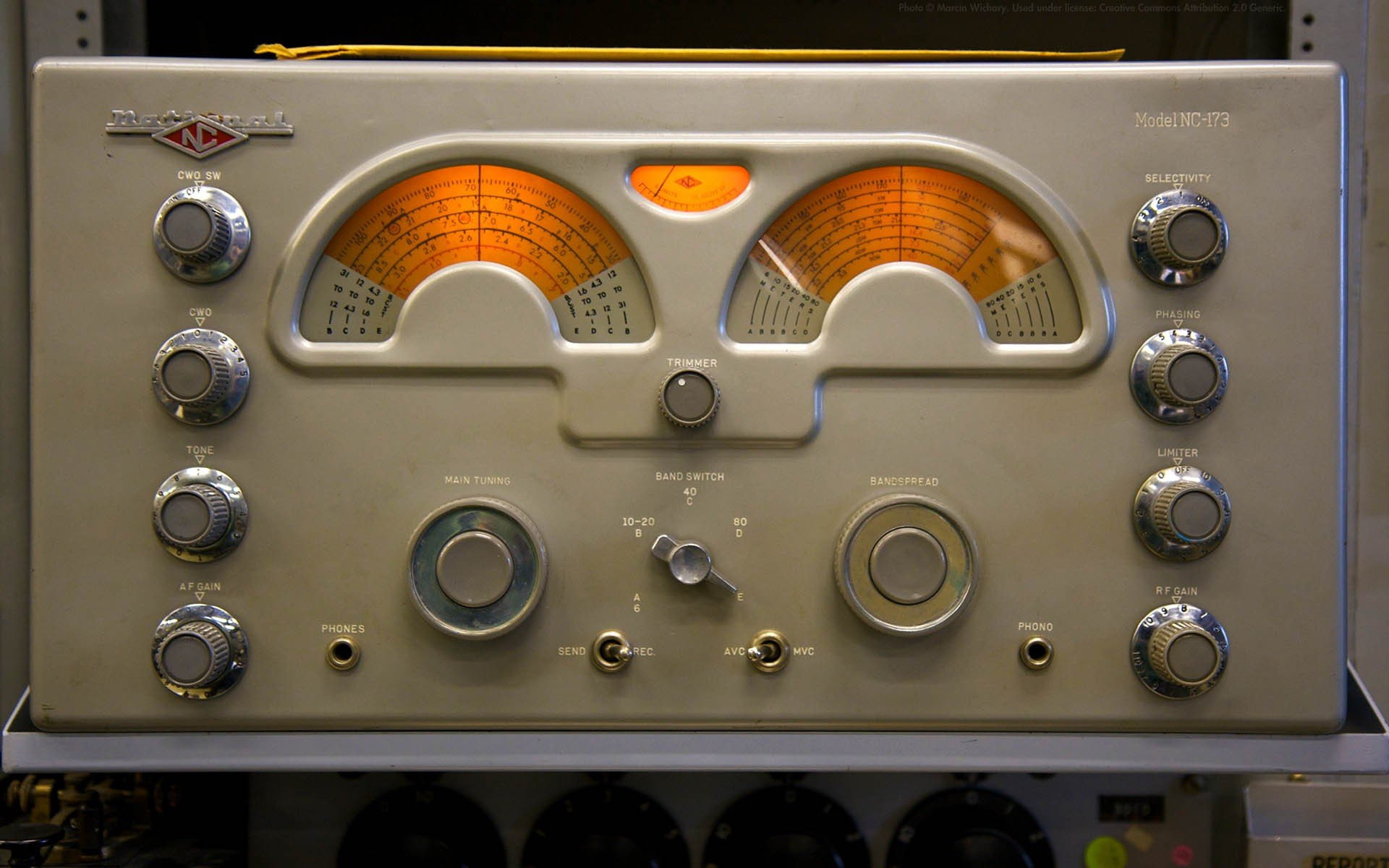 retro, 1080P, stereo, radio, ham, vintage, HD Wallpaper
