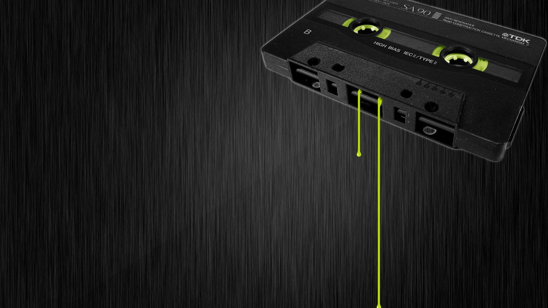 drips, dark, hd, art, tape, x, casette, 1080P, digital, Music, entertainment, HD Wallpaper