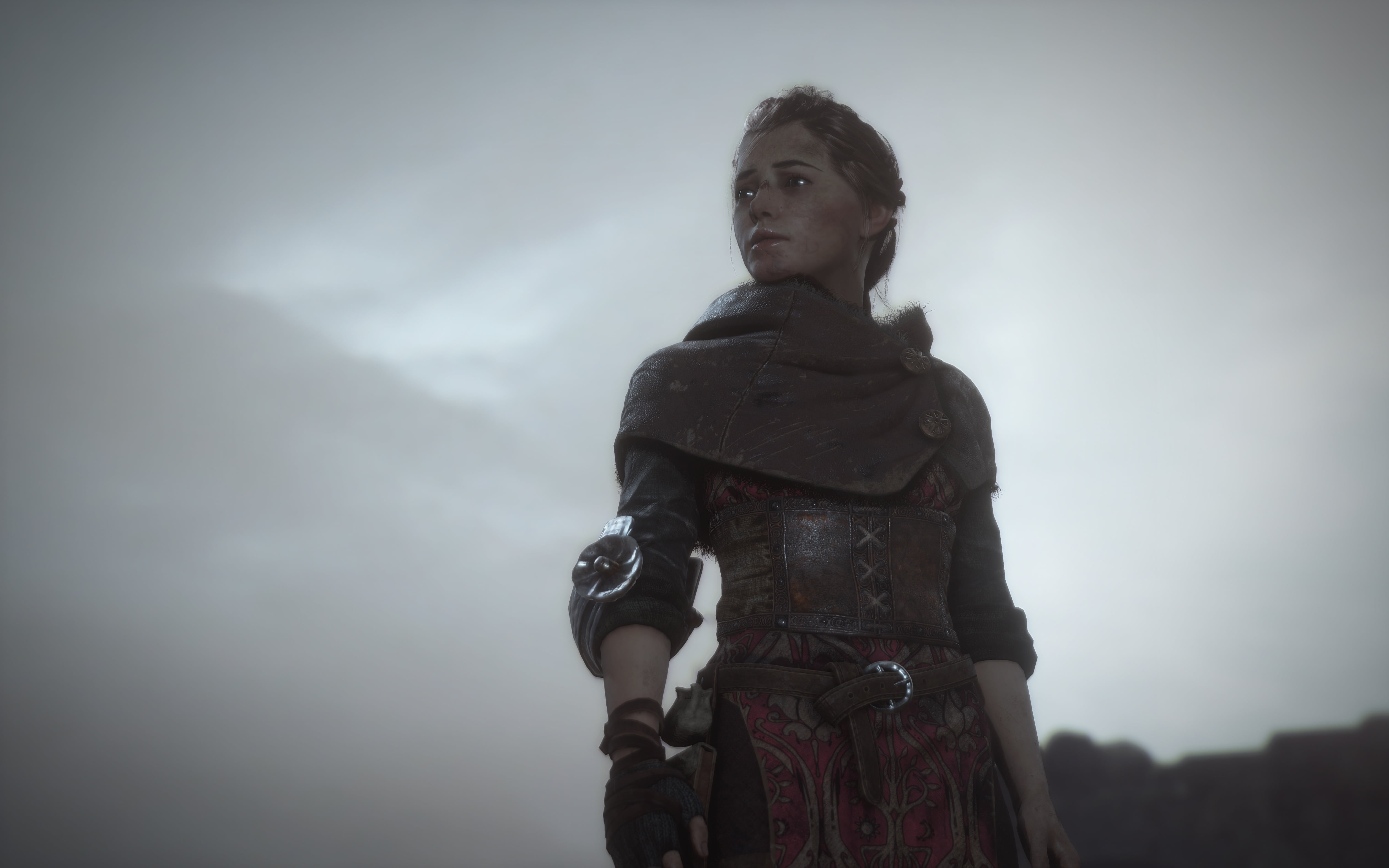 armor, A Plague Tale Innocence, girl, the sky, 4K, HD Wallpaper