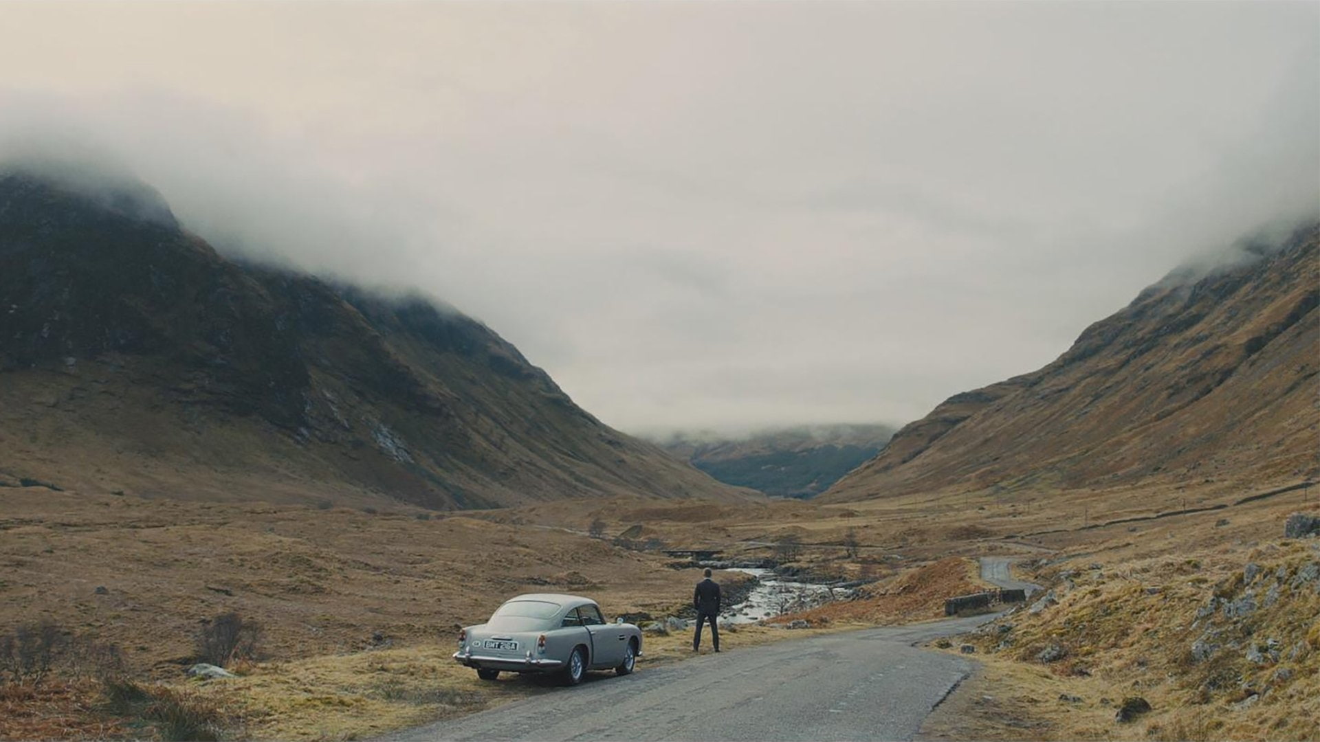 land vehicle, environment, non-urban scene, scenics - nature, outdoors, nature, mountain, road trip, travel, mountain range, car, Skyfall, 1080P, landscape, HD Wallpaper