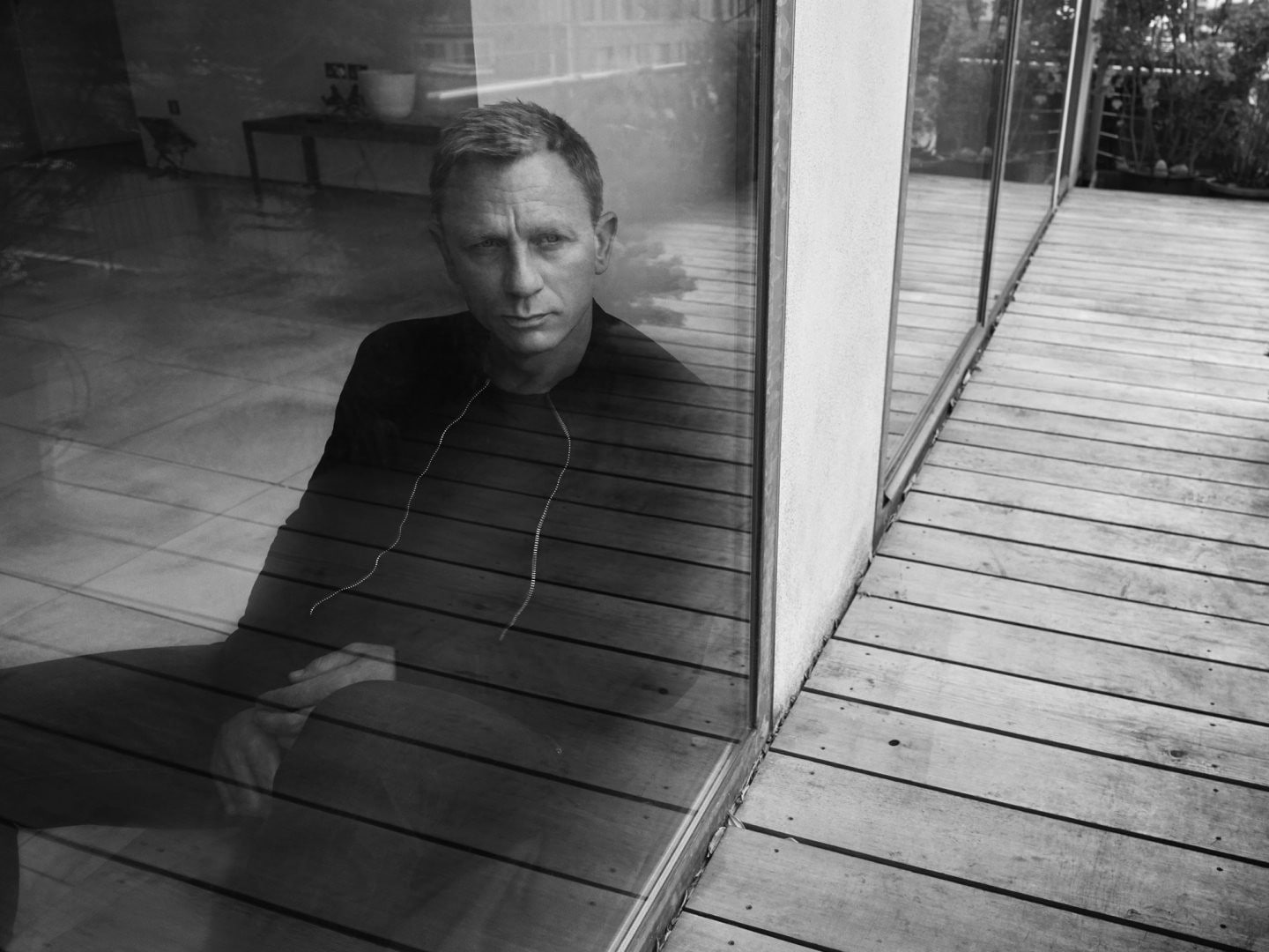 Daniel Craig, monochrome, 720P, HD Wallpaper