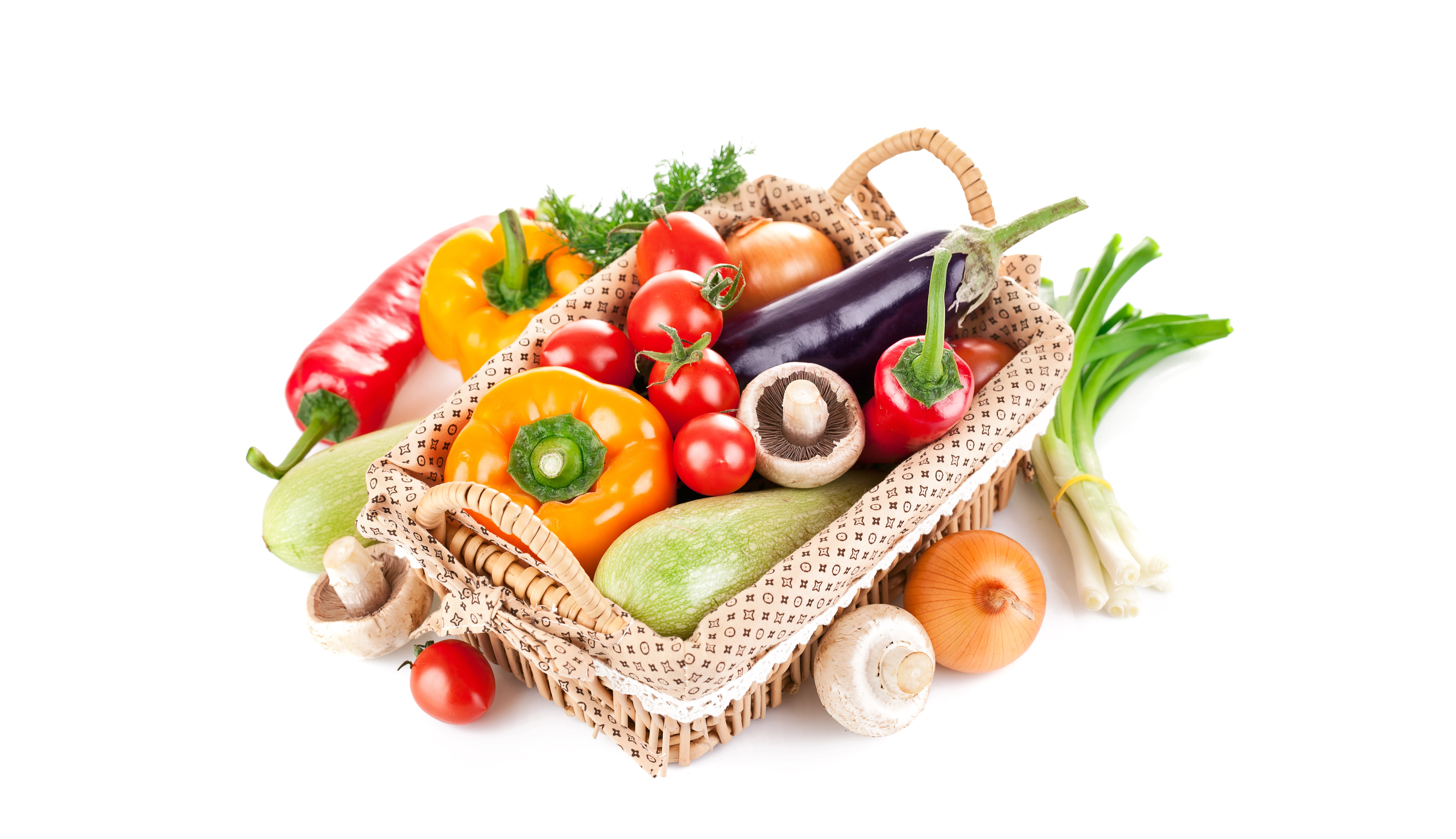 5K, bow, tomatoes, lot, basket, healthy eating, container, food and drink, eggplant, vegetable, fruit, variation, freshness, food, no people, pepper, tomato, HD Wallpaper