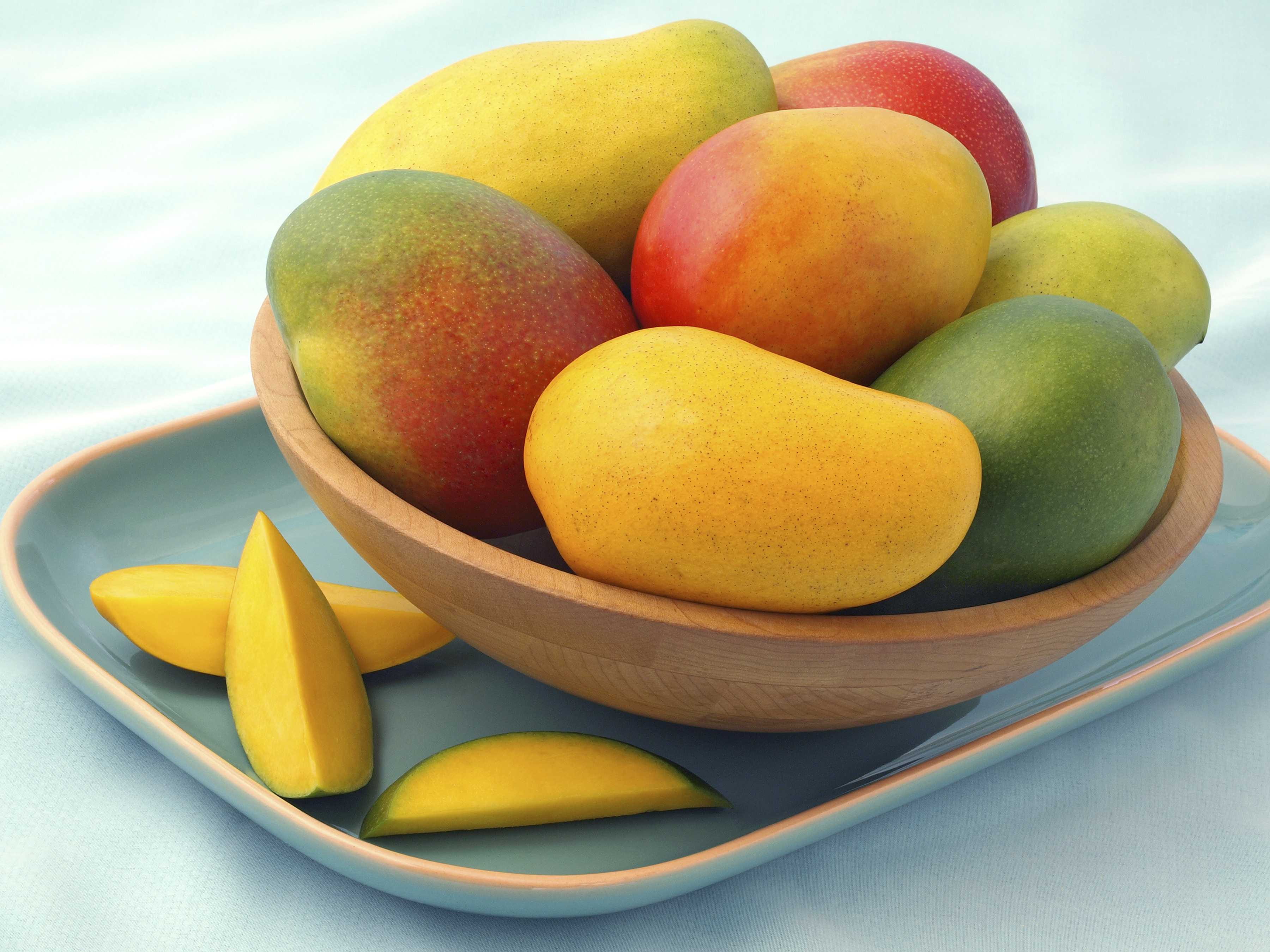 2K, fruit, nature, mango, HD Wallpaper