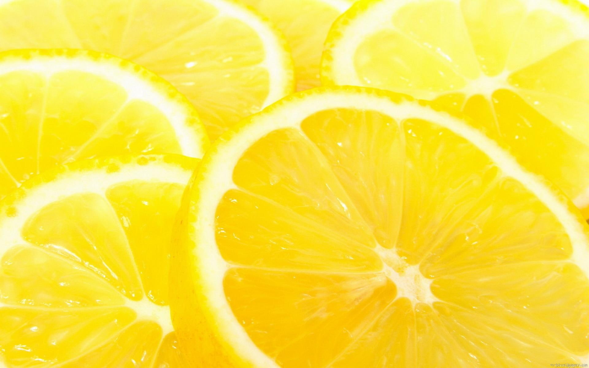 slice, yellow, food, 1080P, fruit, lemon, HD Wallpaper