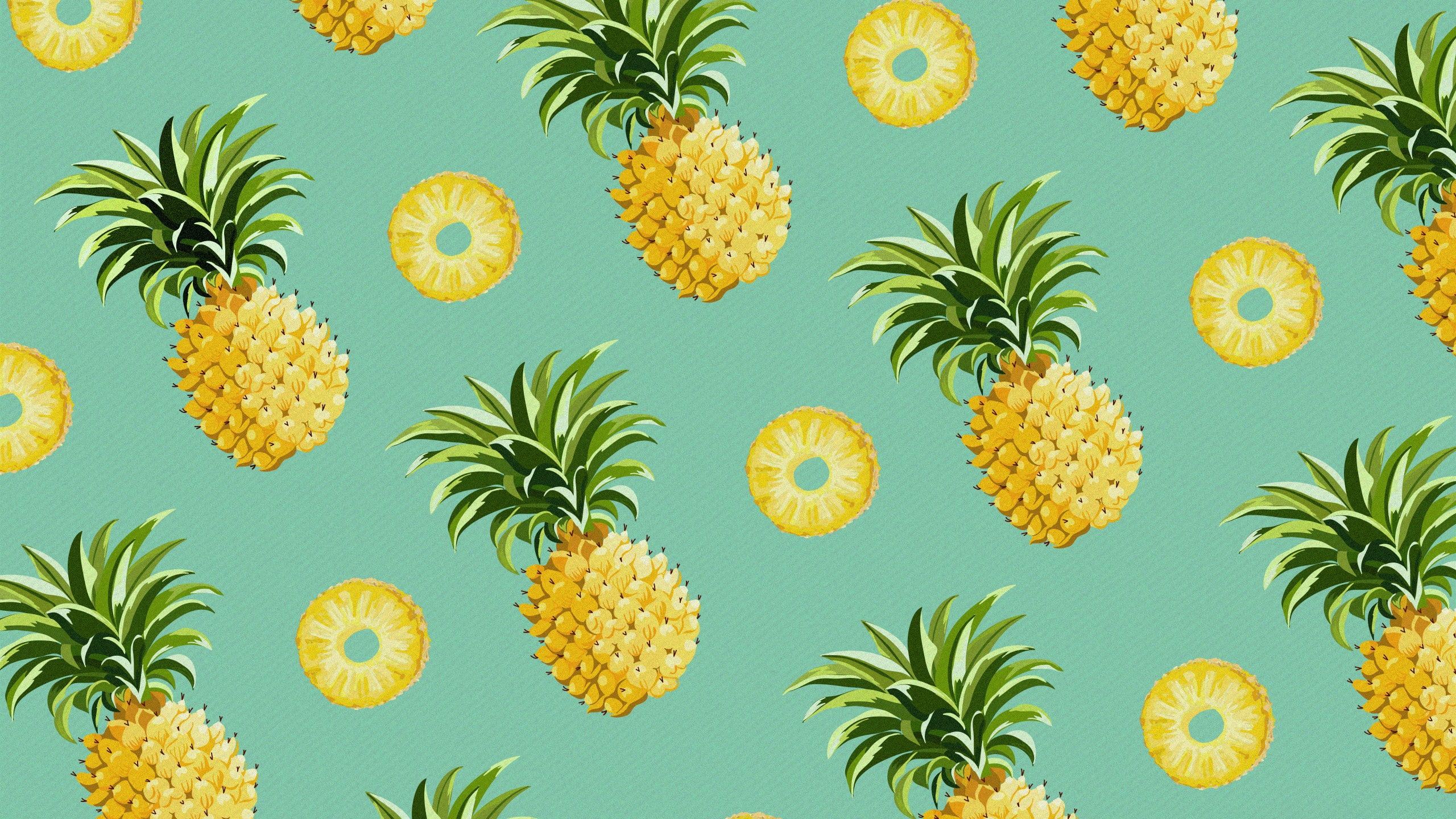 2K, minimalism, pattern, pineapples, HD Wallpaper
